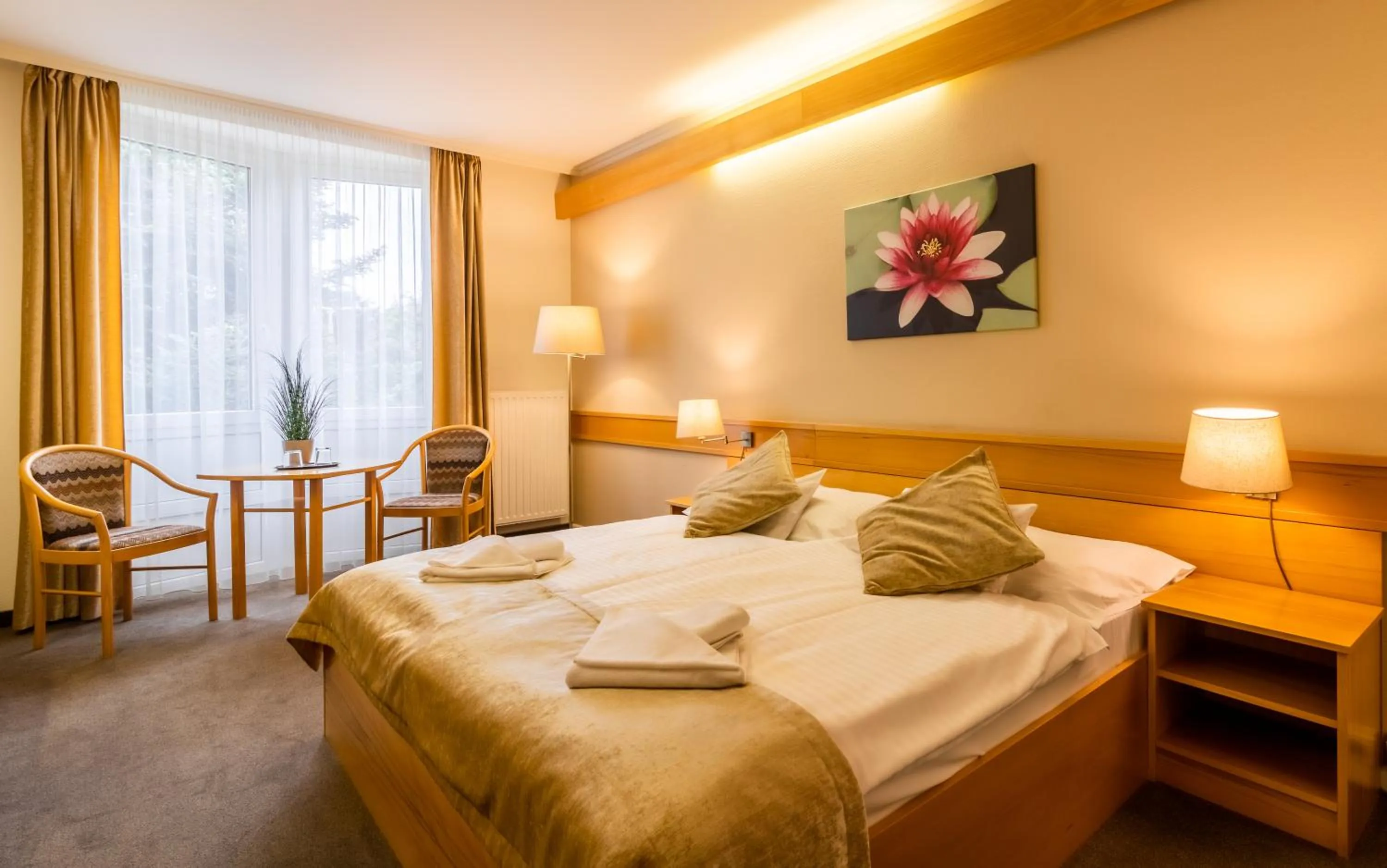 Photo of the whole room, Bed in Aqua Hotel Termál