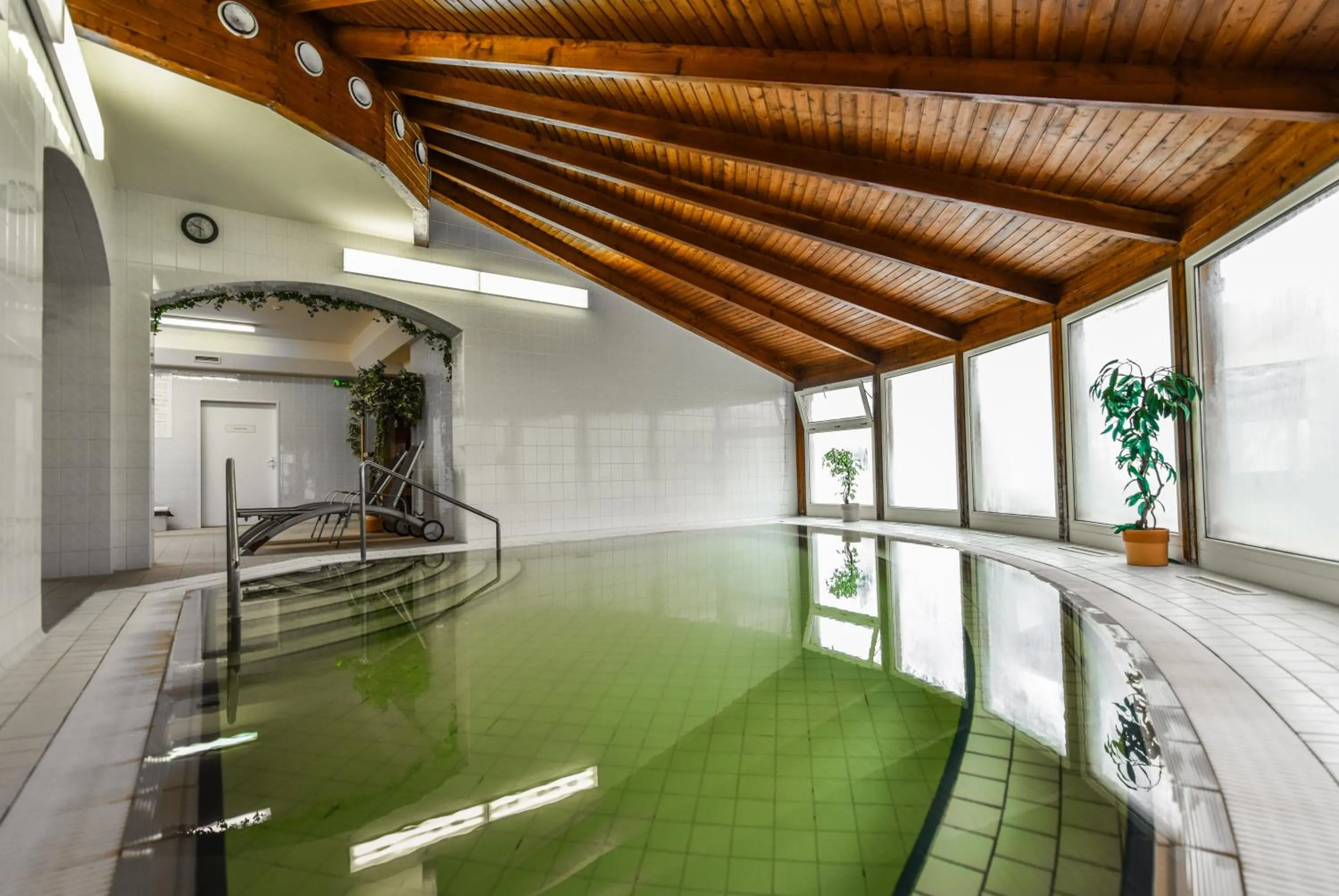 Swimming pool in Aqua Hotel Termál