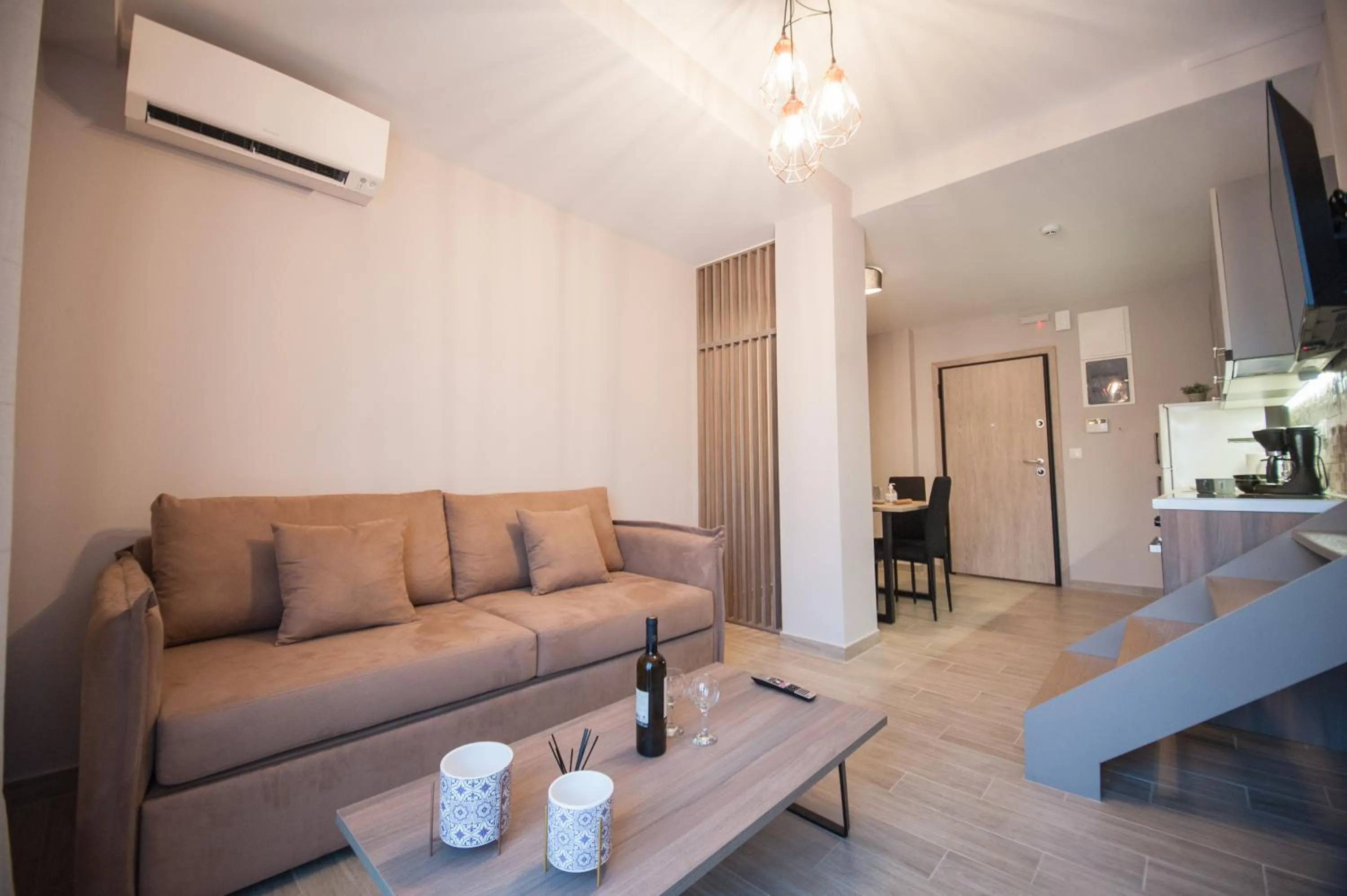 Seating area in NIKI'S apartments