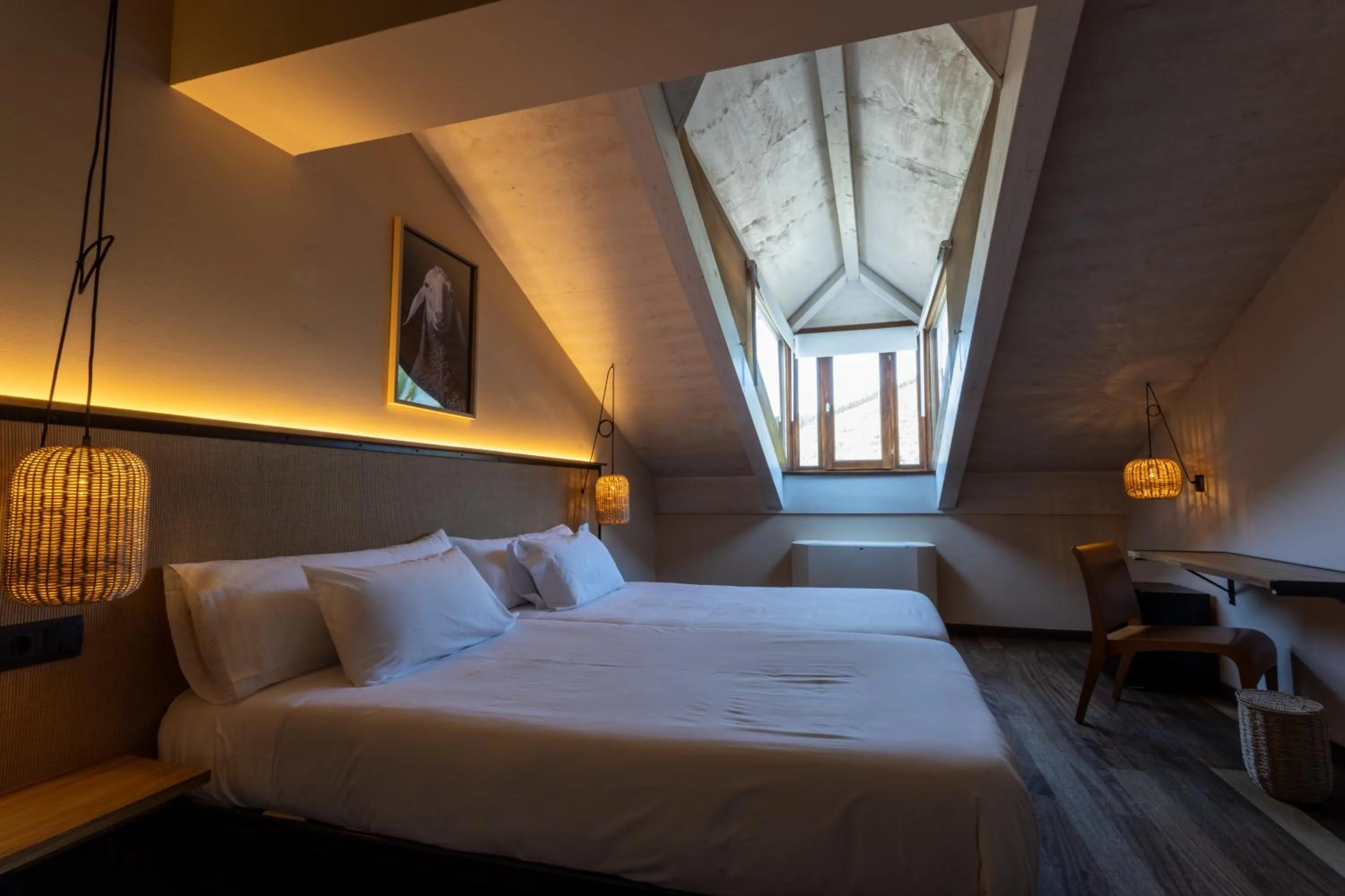 Bed in No-Mad Green Hotel