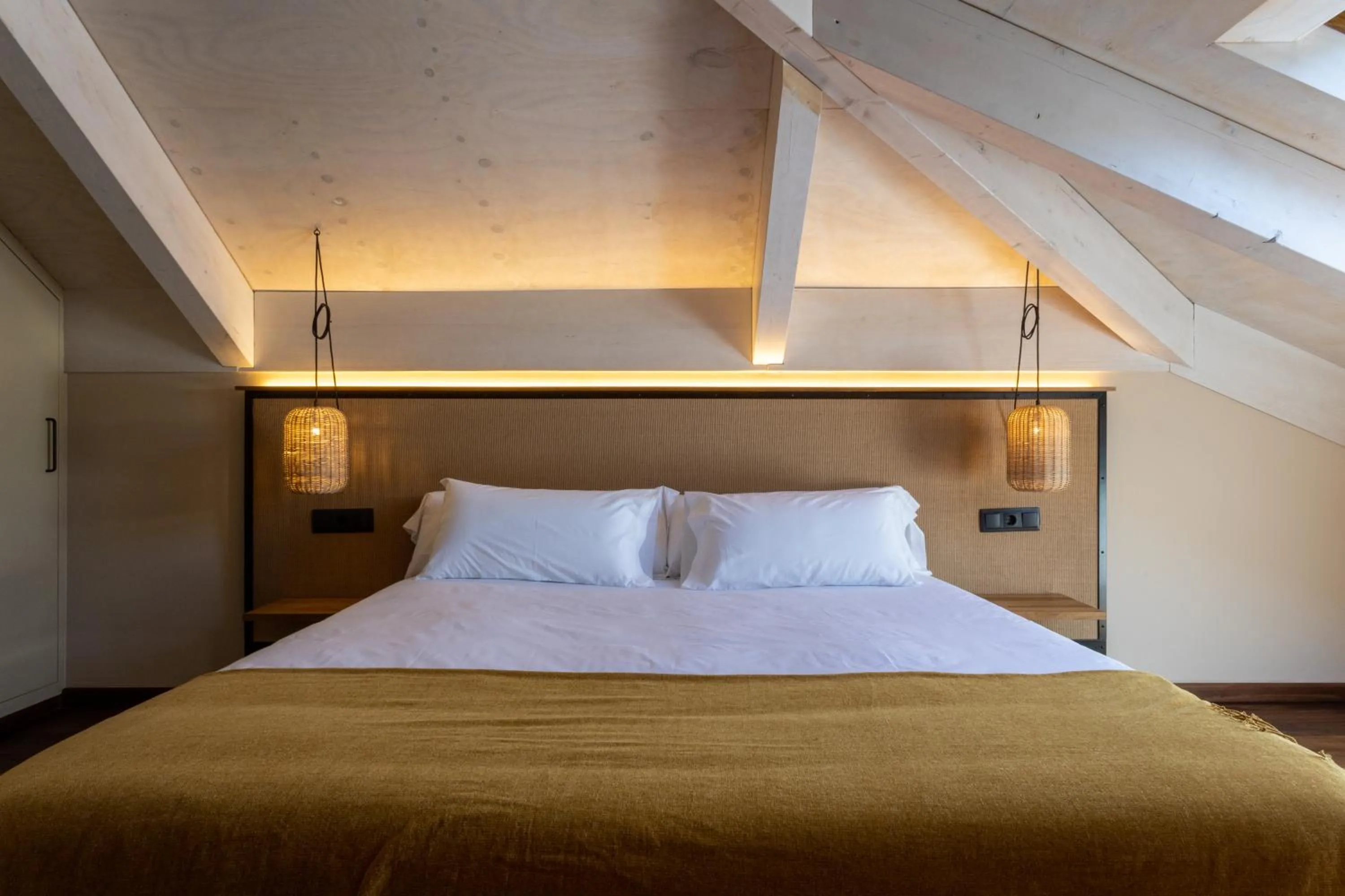 Bed in No-Mad Green Hotel