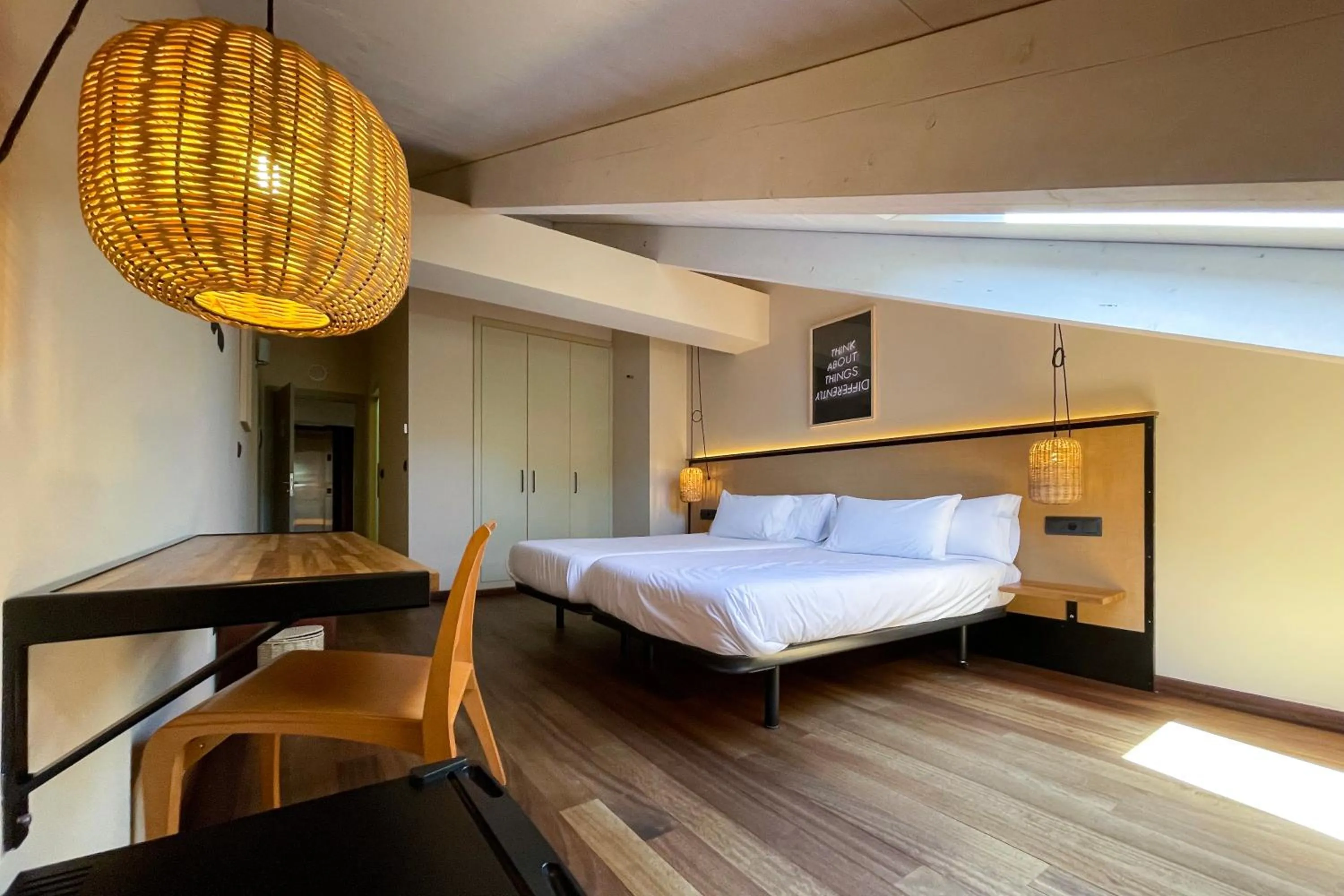 Bed in No-Mad Green Hotel