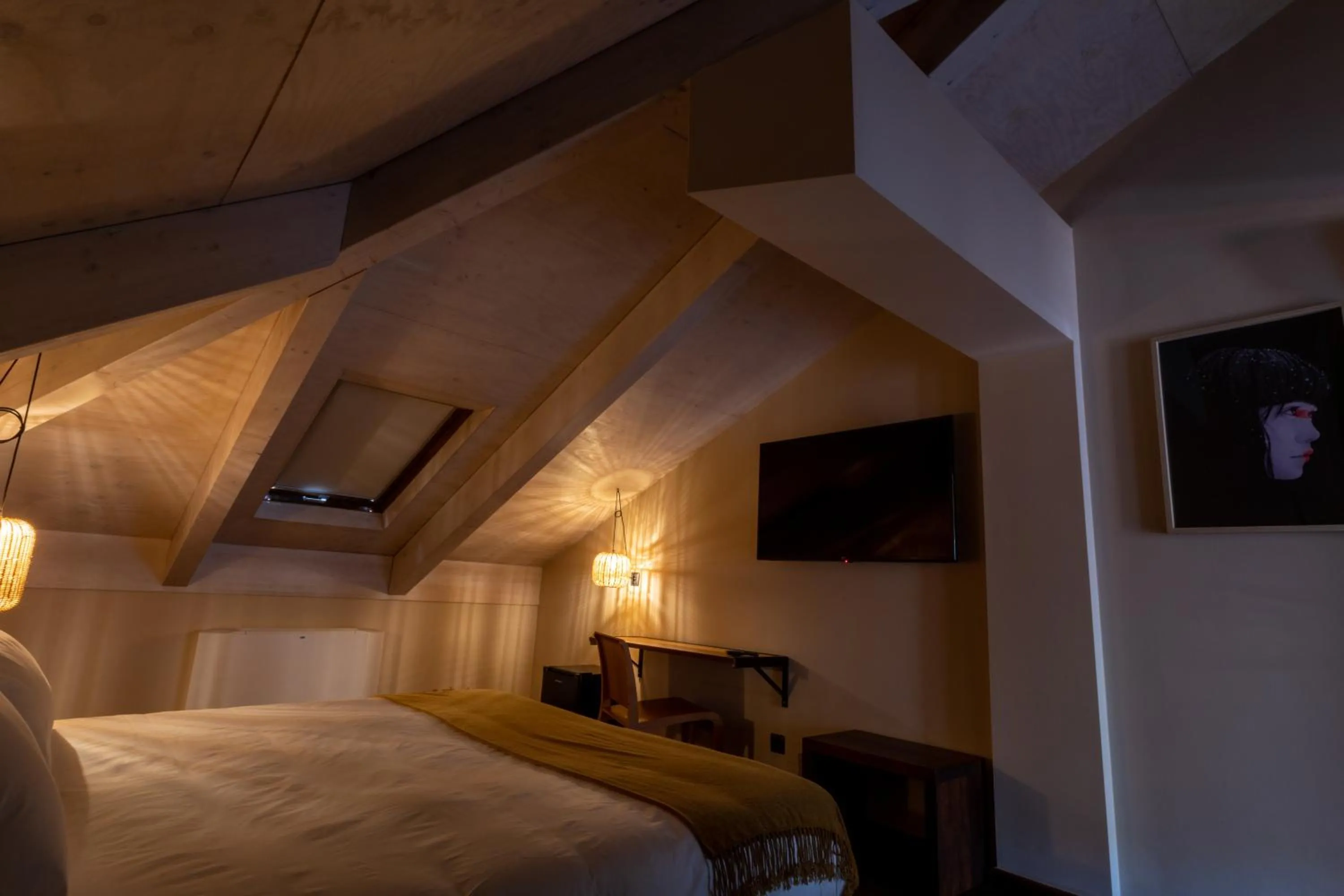 Bed in No-Mad Green Hotel