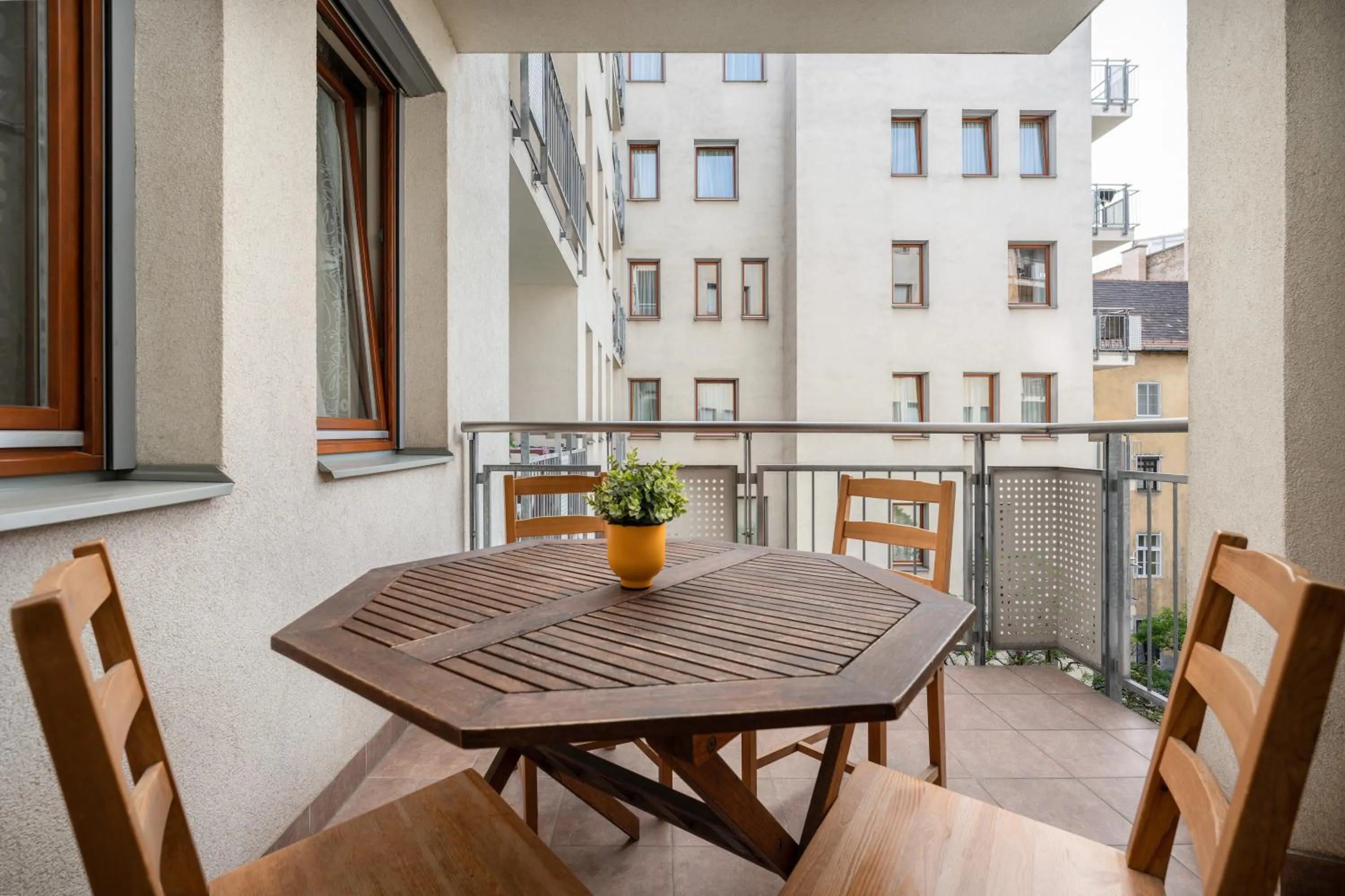 Balcony/Terrace in Central Passage Apartments by Vagabond Downtown