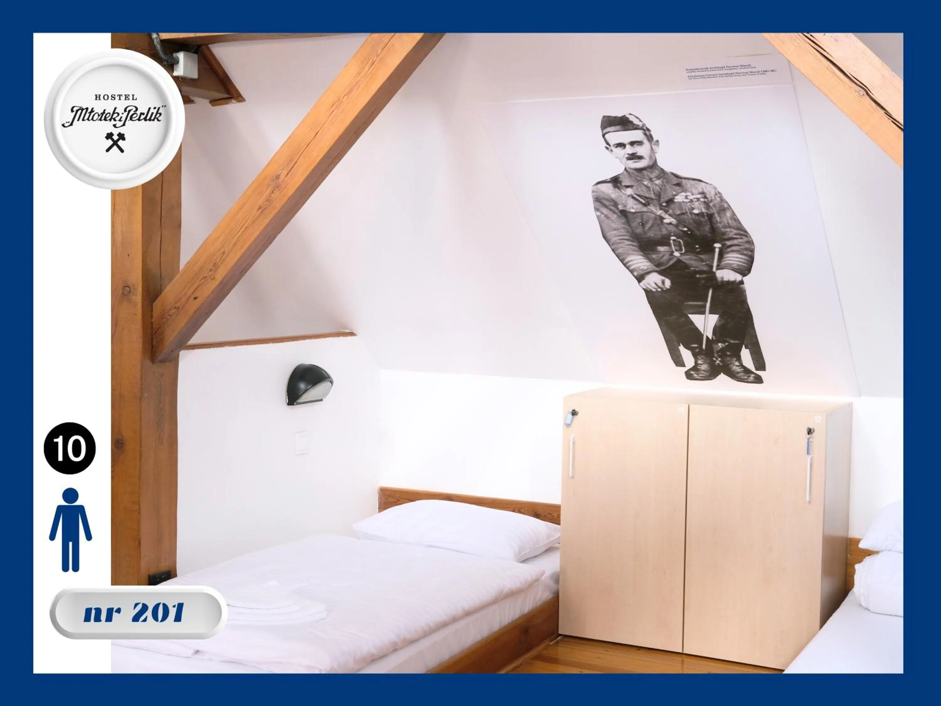 Bed in Hostel Młotek i Perlik