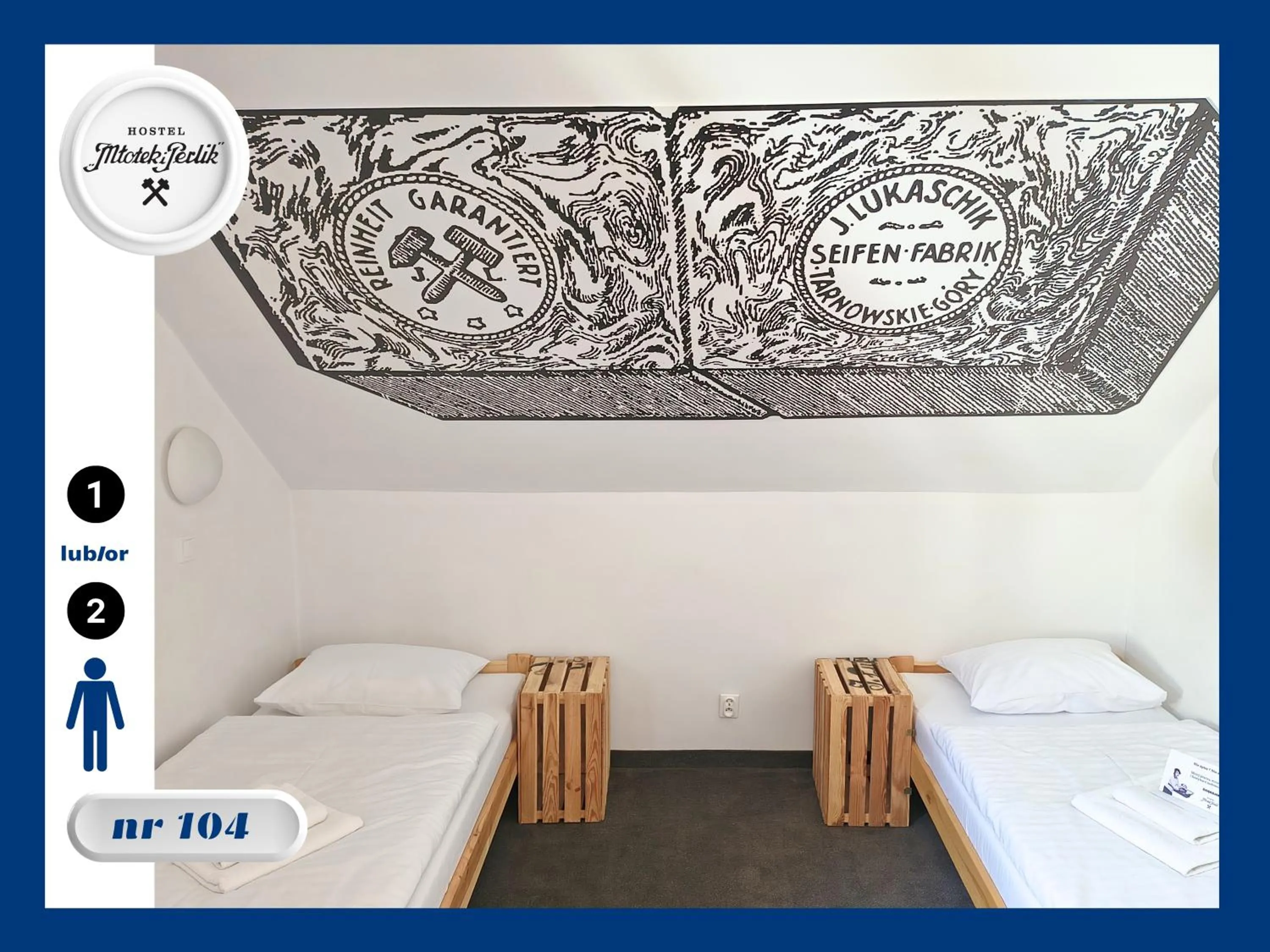 Bed in Hostel Młotek i Perlik
