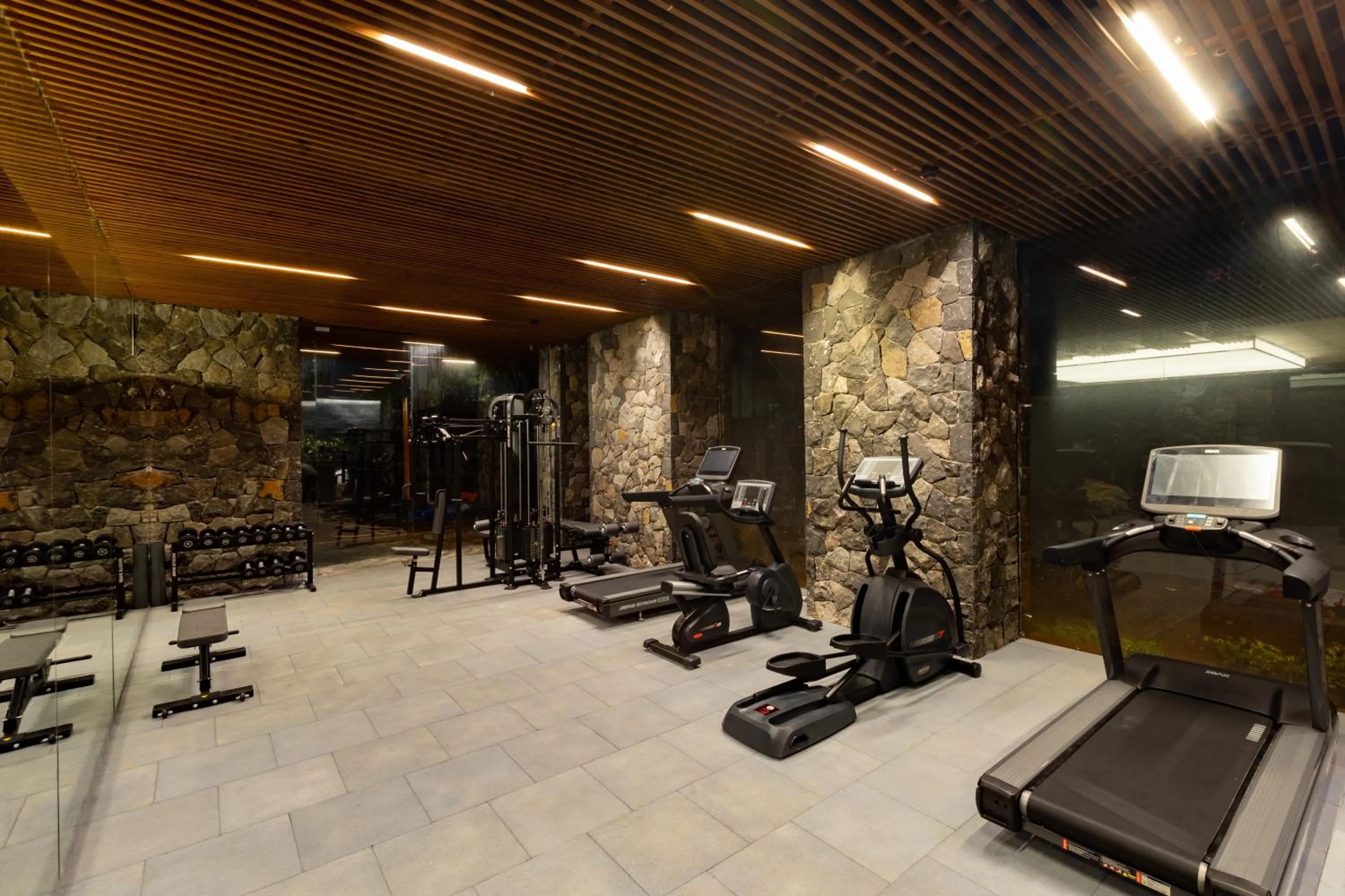 Fitness centre/facilities in Radisson Resort and Spa Lonavala