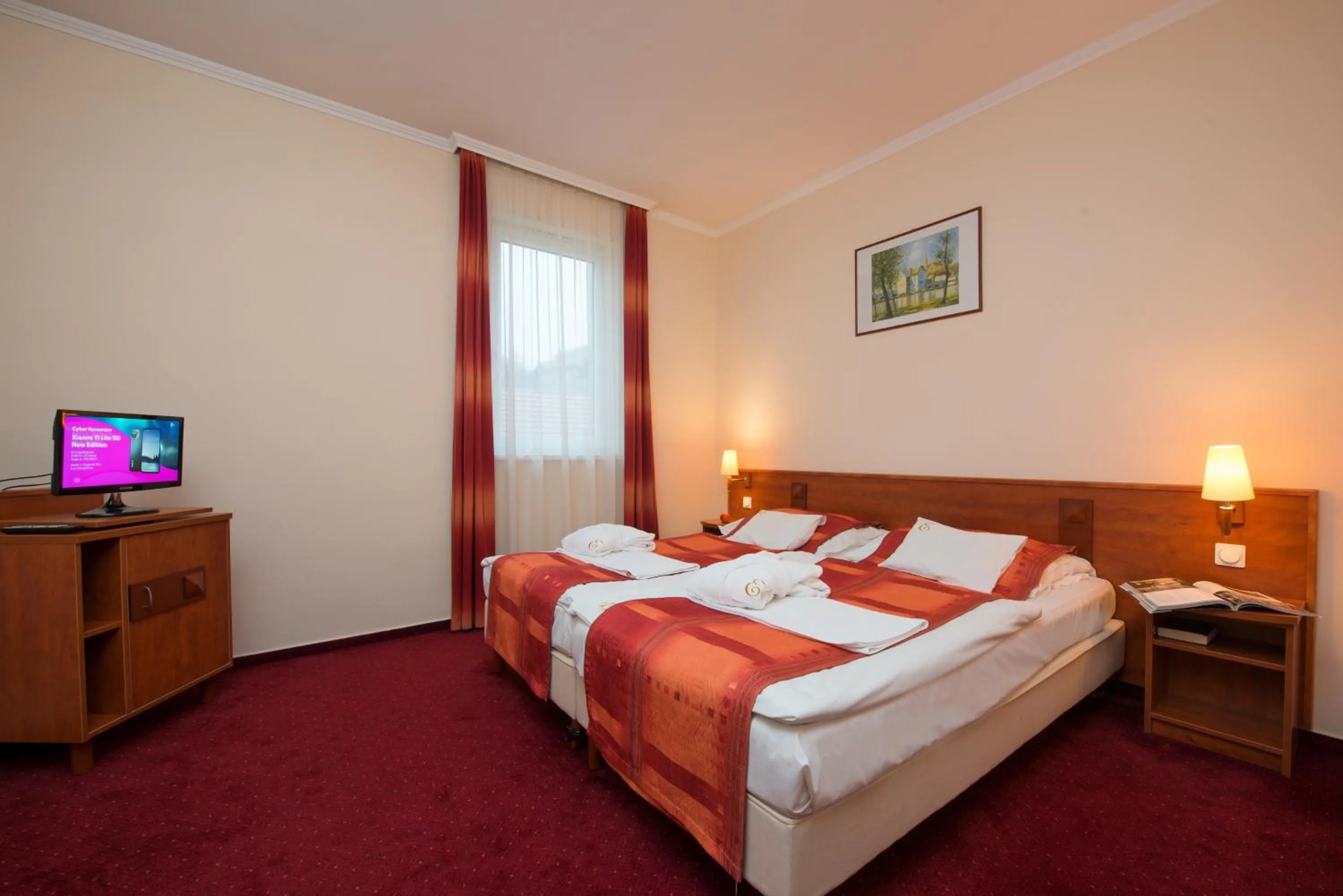 Photo of the whole room, Bed in Erzsébet Park Hotel