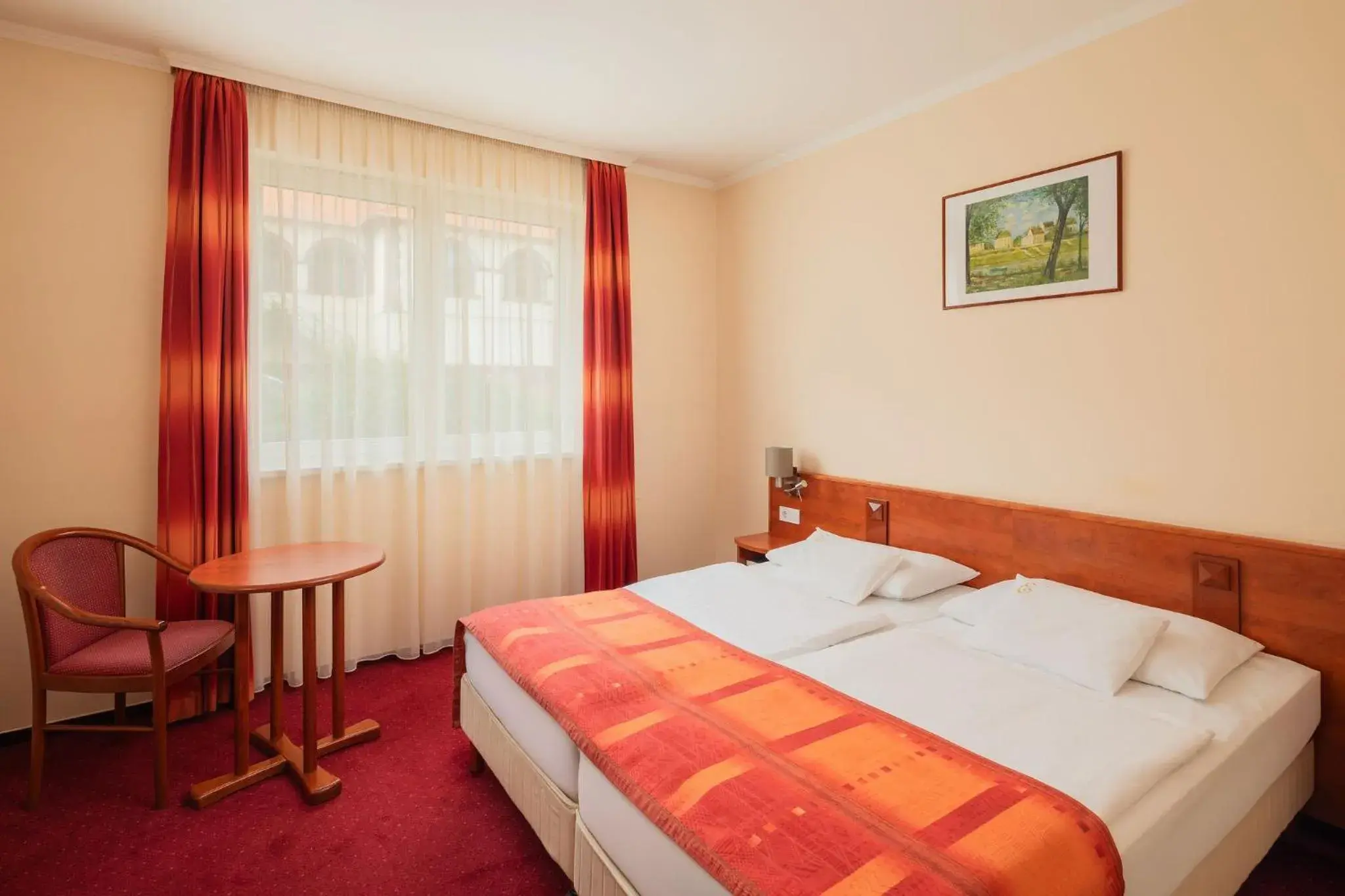 Zsuzsanna-wing standard twin room in Erzsébet Park Hotel Zsuzsanna-wing standard twin room in Erzsébet Park Hotel