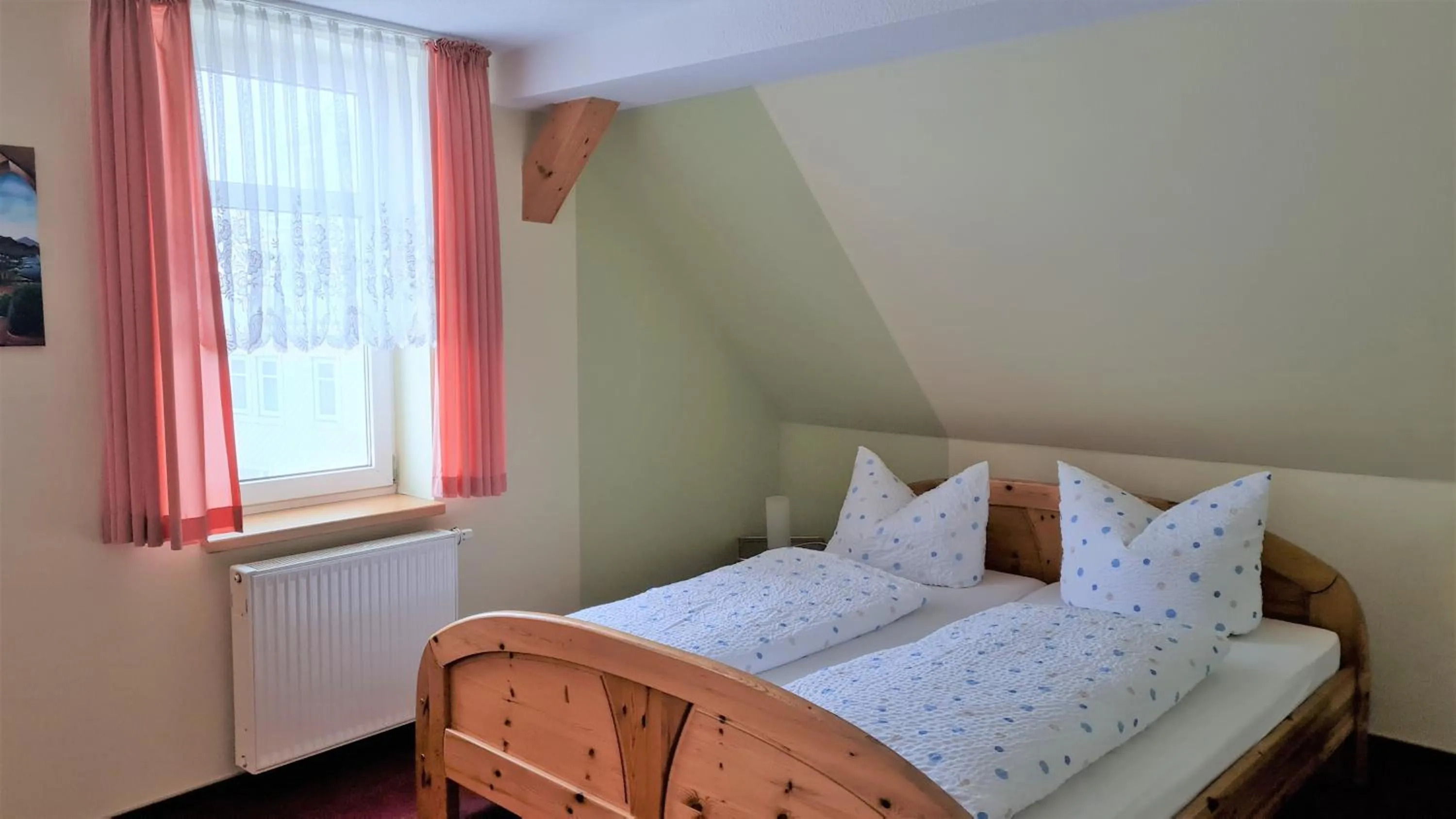 Bedroom, Bed in Pension Breitenborn