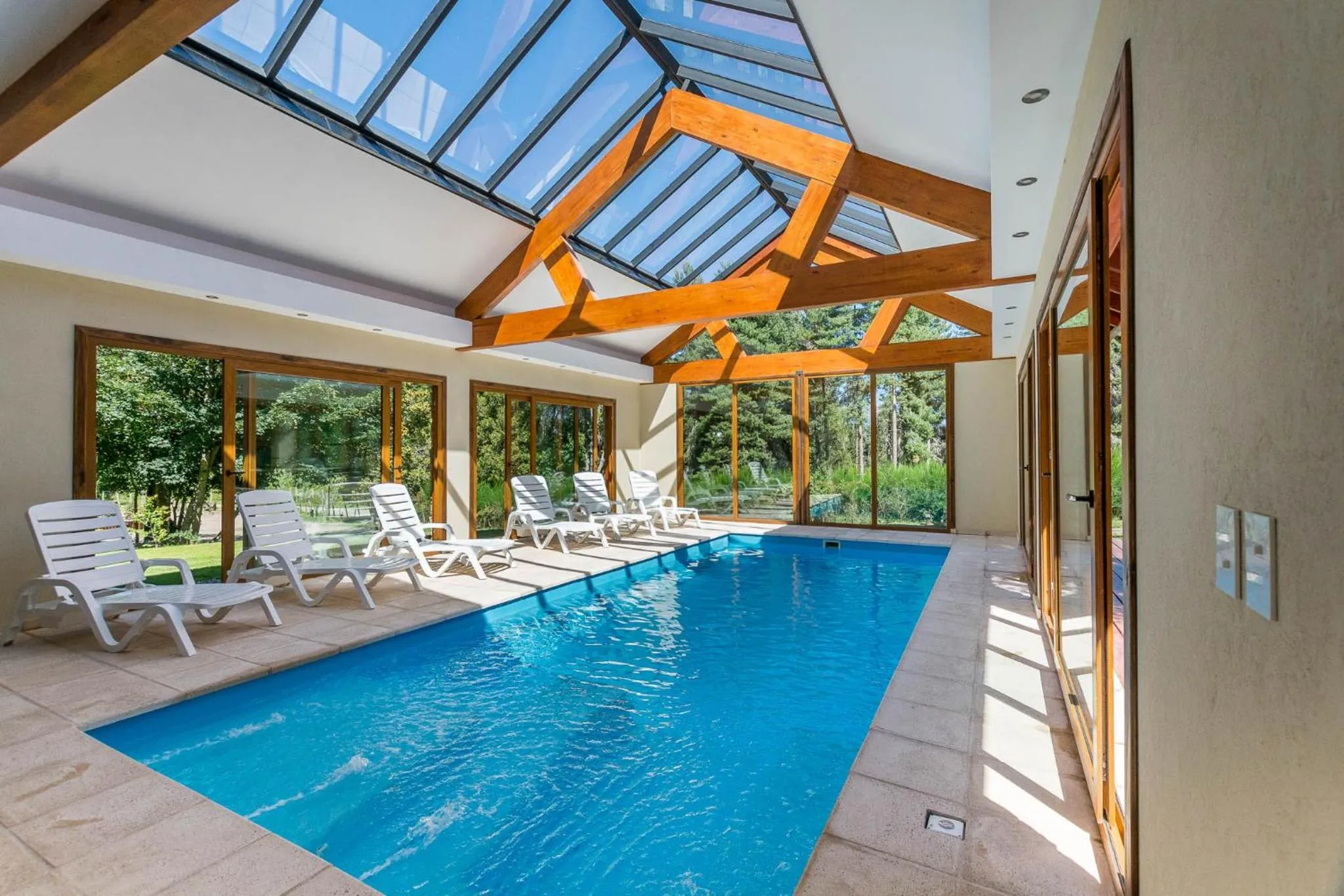 Swimming pool in Solar Selvana - Casas de montaña