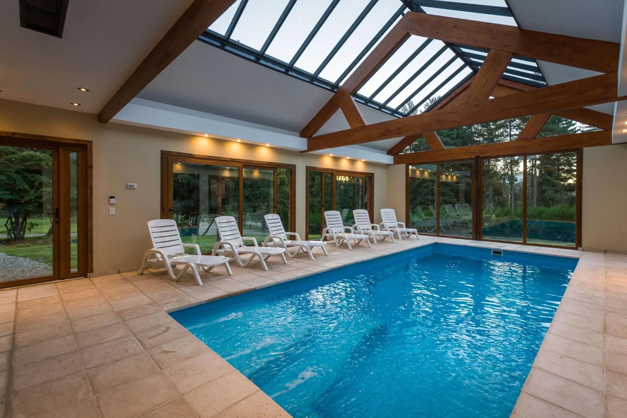 Swimming pool in Solar Selvana - Casas de montaña