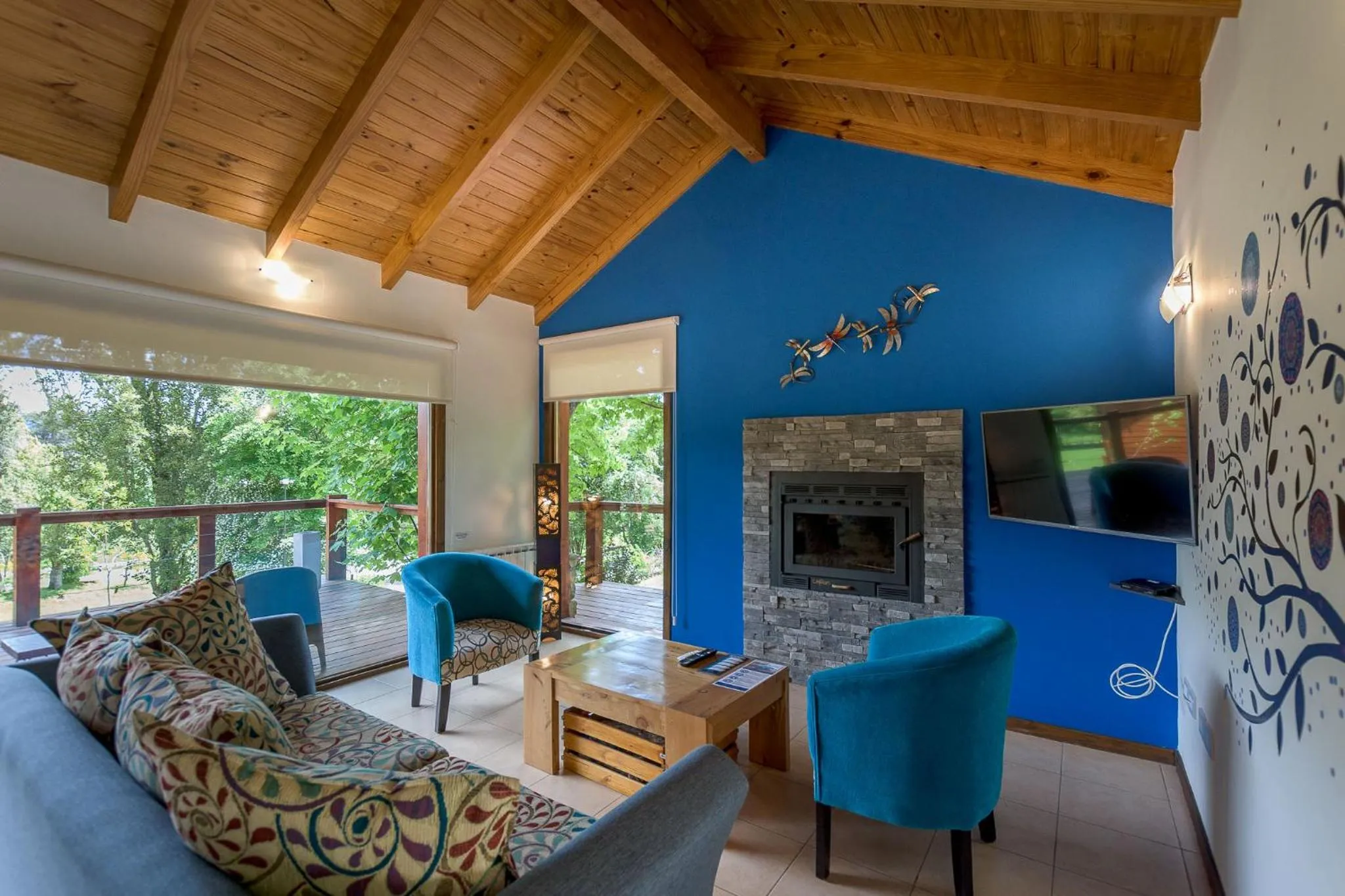 Living room in Solar Selvana - Casas de montaña