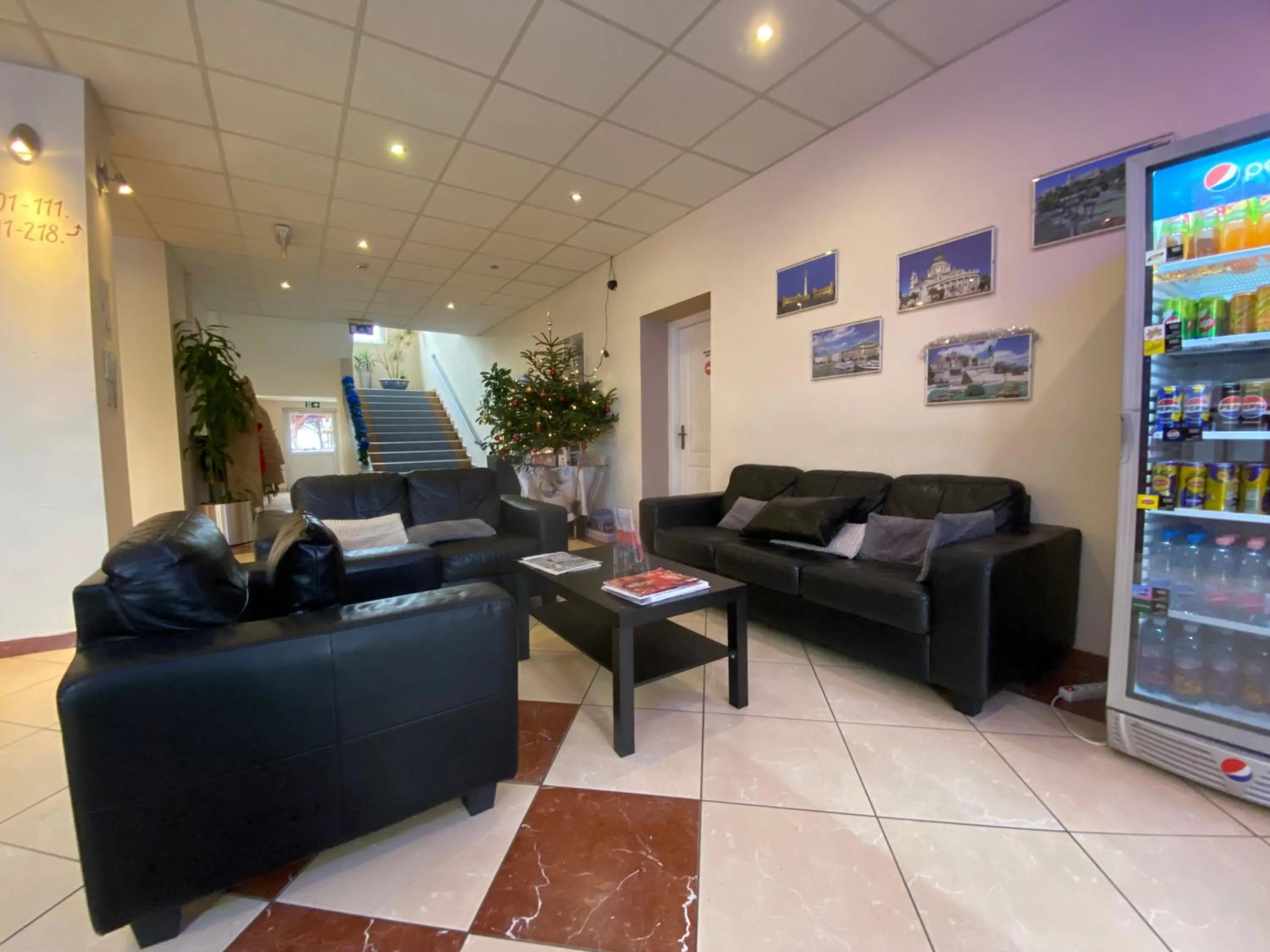 Lobby or reception in Hotel Ferihegy