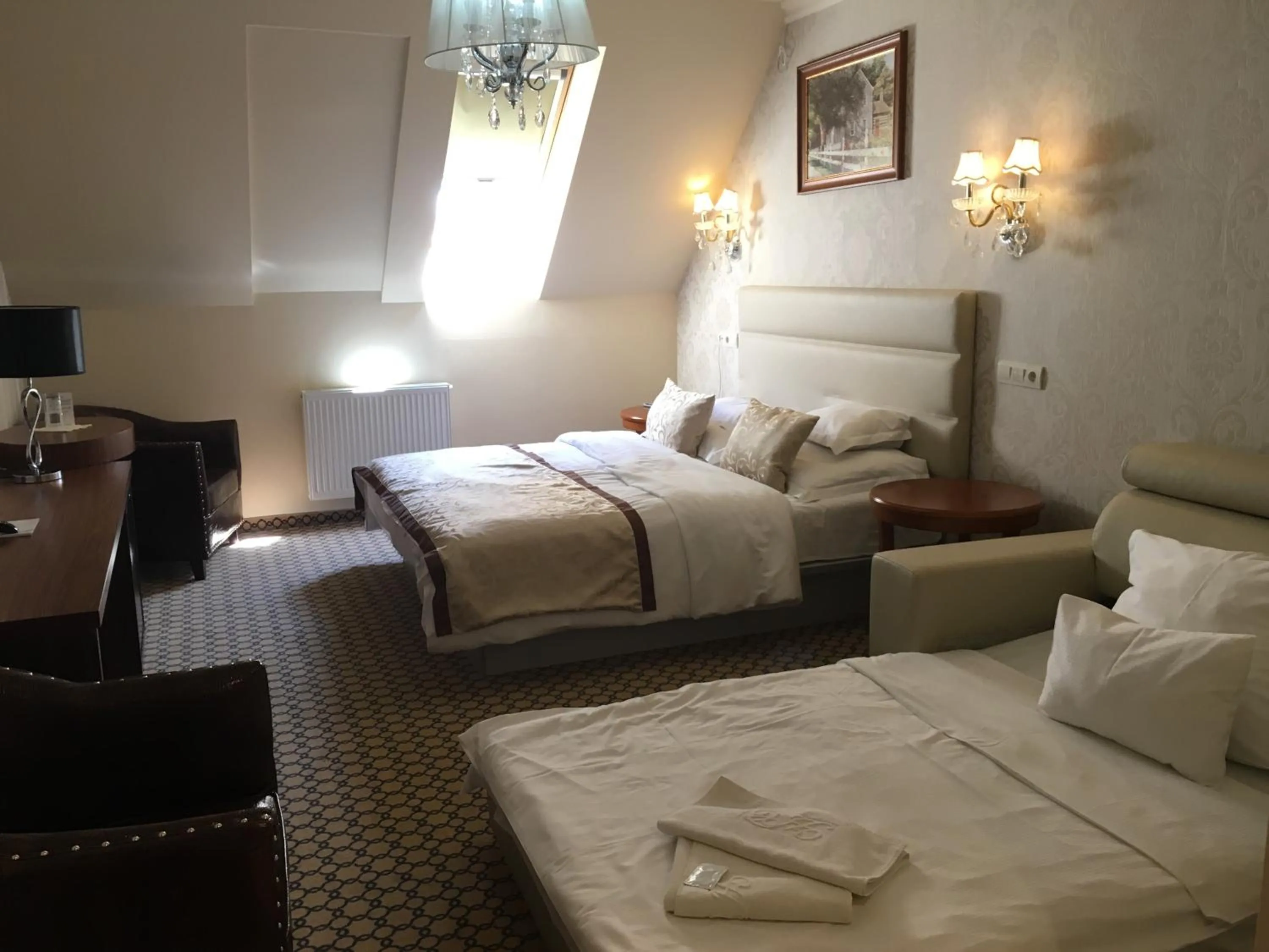 Bed in Hotel Capitulum