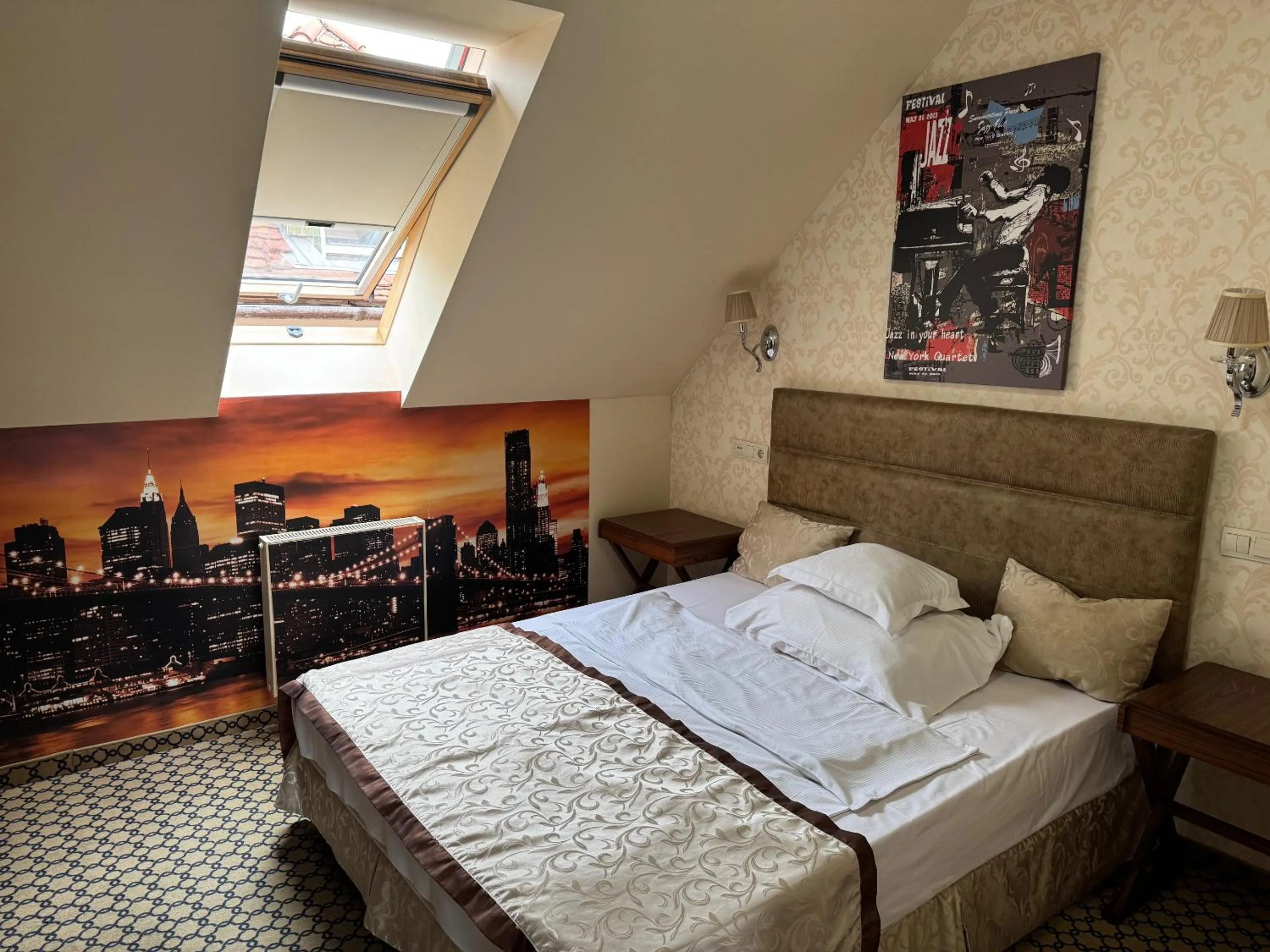 Bed in Hotel Capitulum