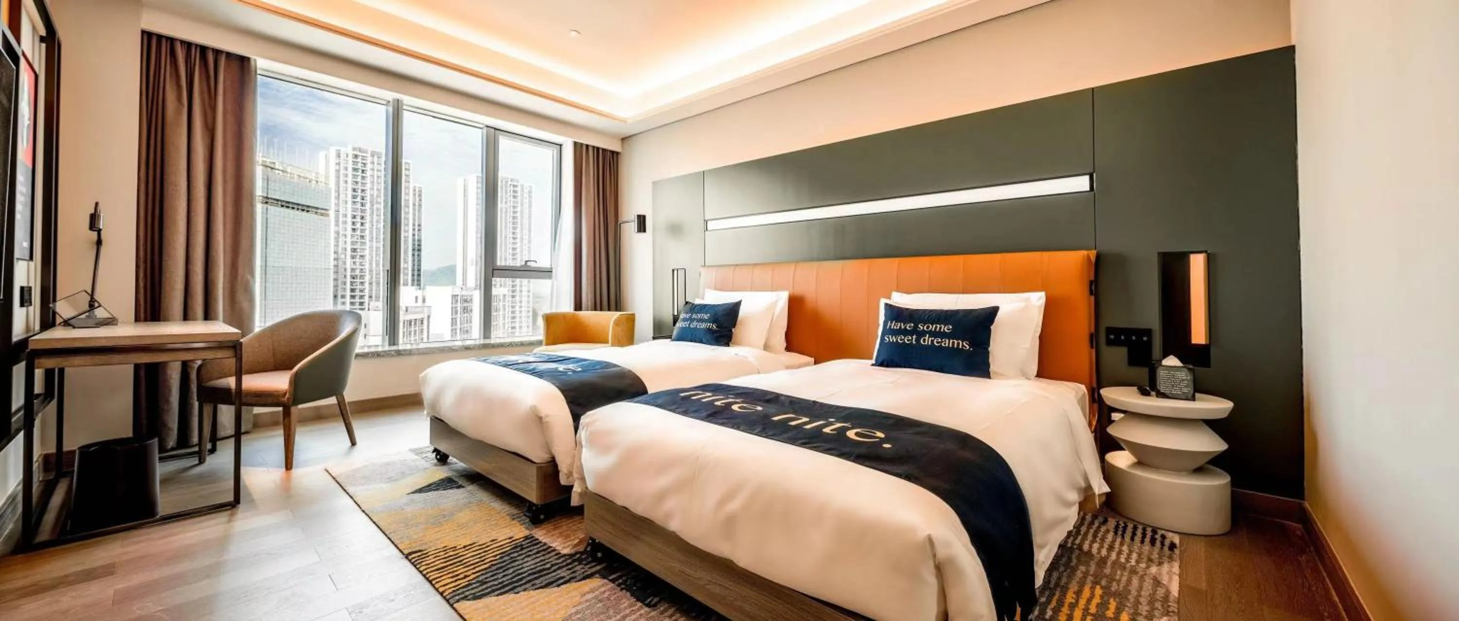 Photo of the whole room, Bed in Mustel Hotel Knowledge City Guangzhou