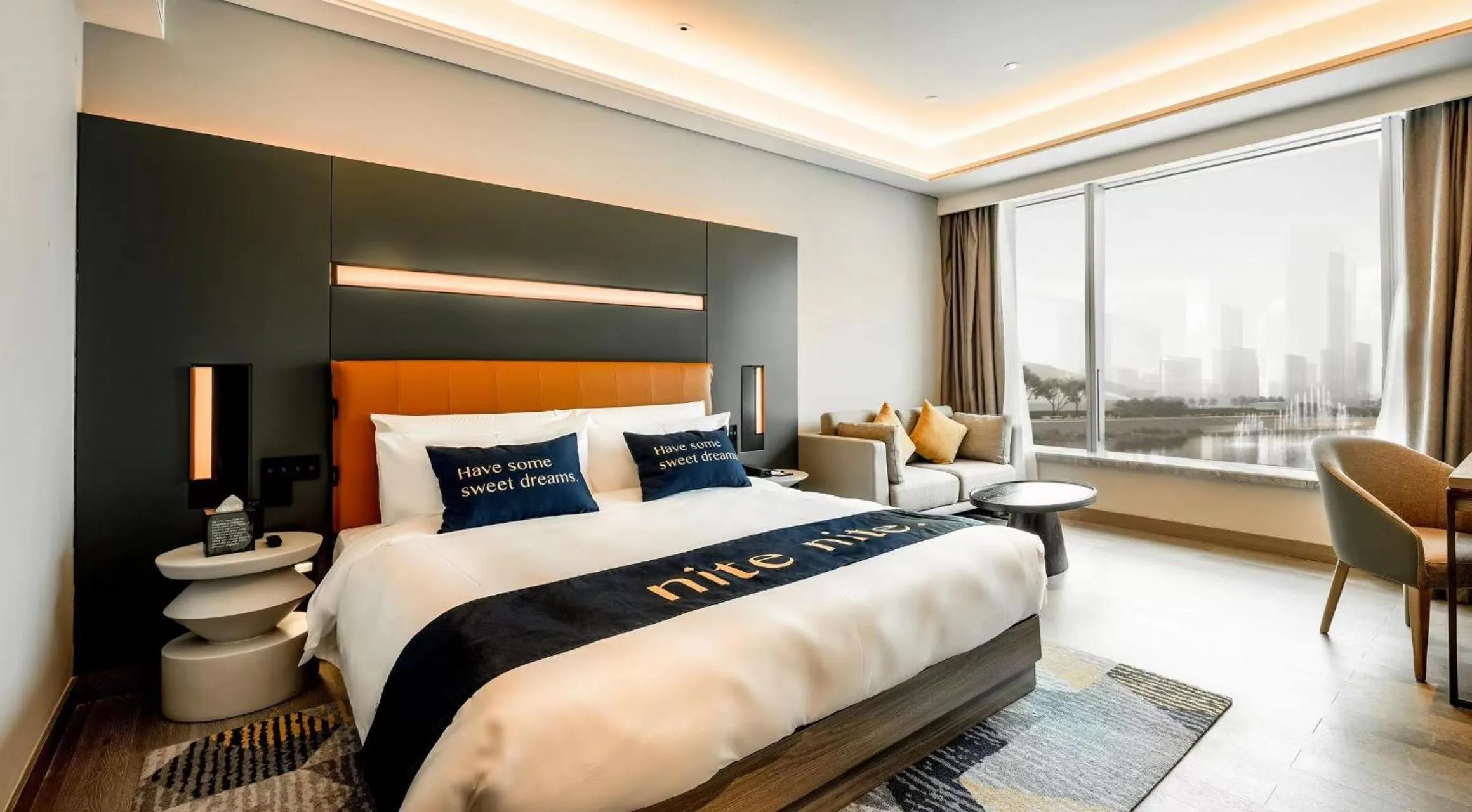 Photo of the whole room, Bed in Mustel Hotel Knowledge City Guangzhou