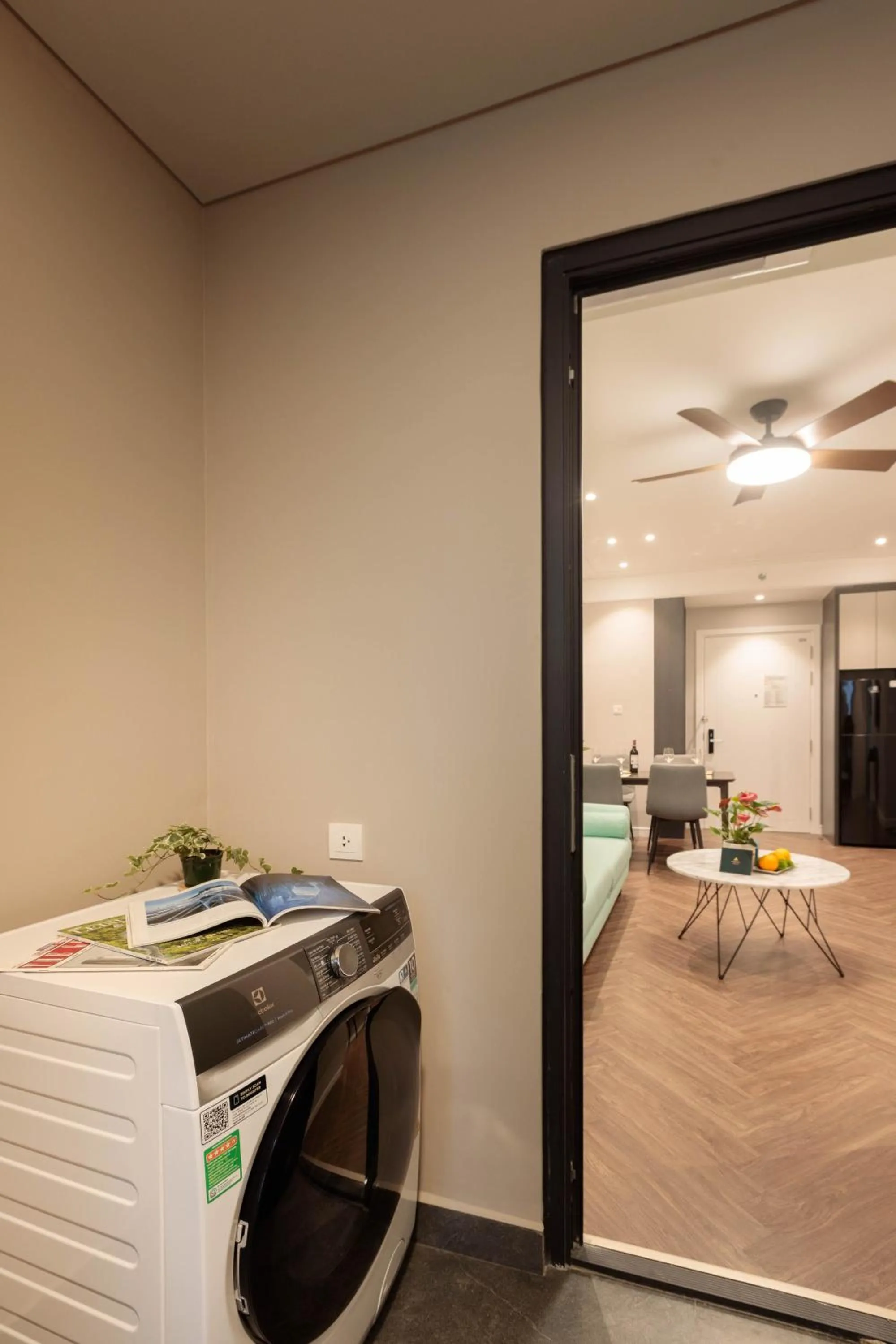 Kitchen or kitchenette, Bed in Altara Luxury Residences Quy Nhon