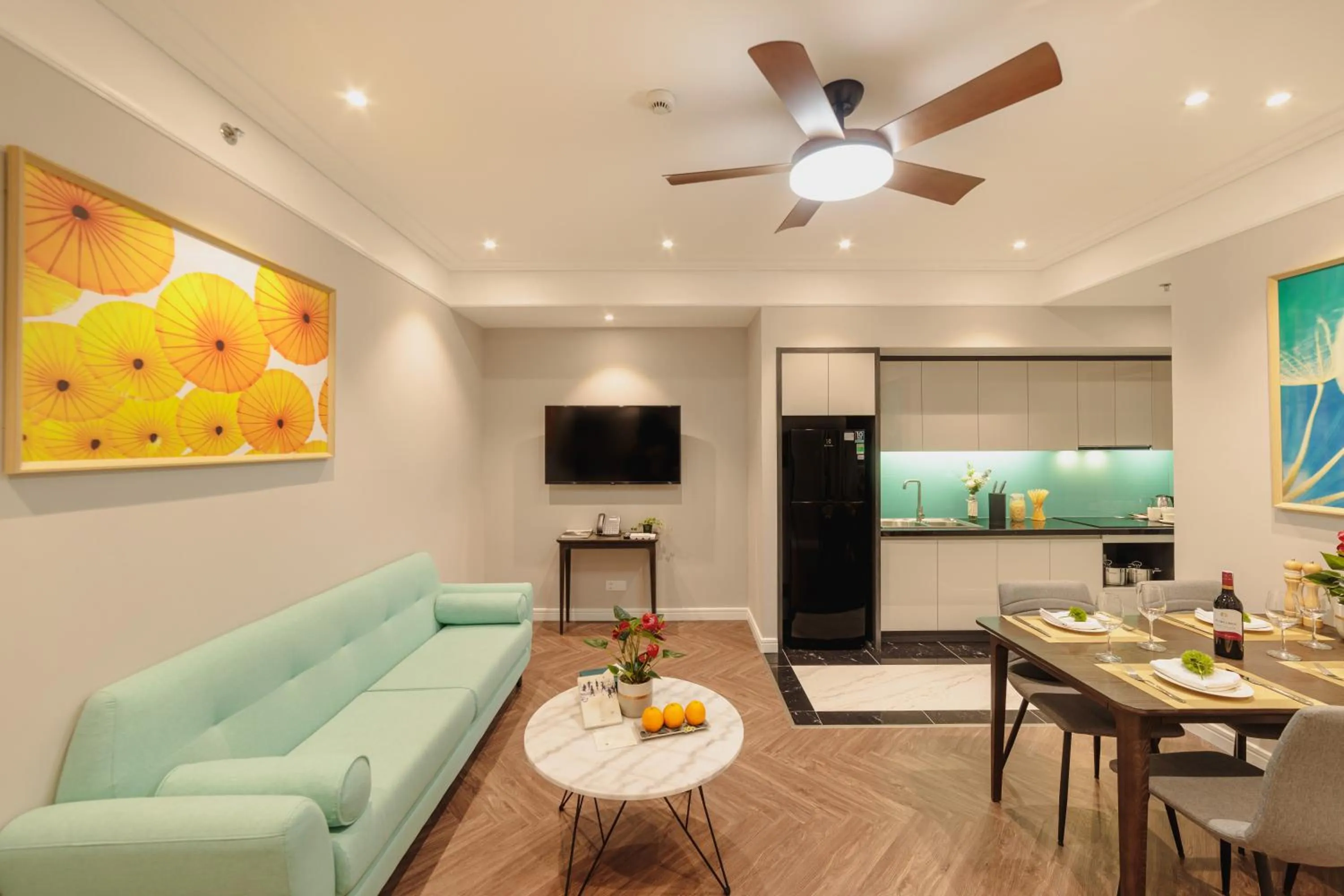 Living room in Altara Luxury Residences Quy Nhon