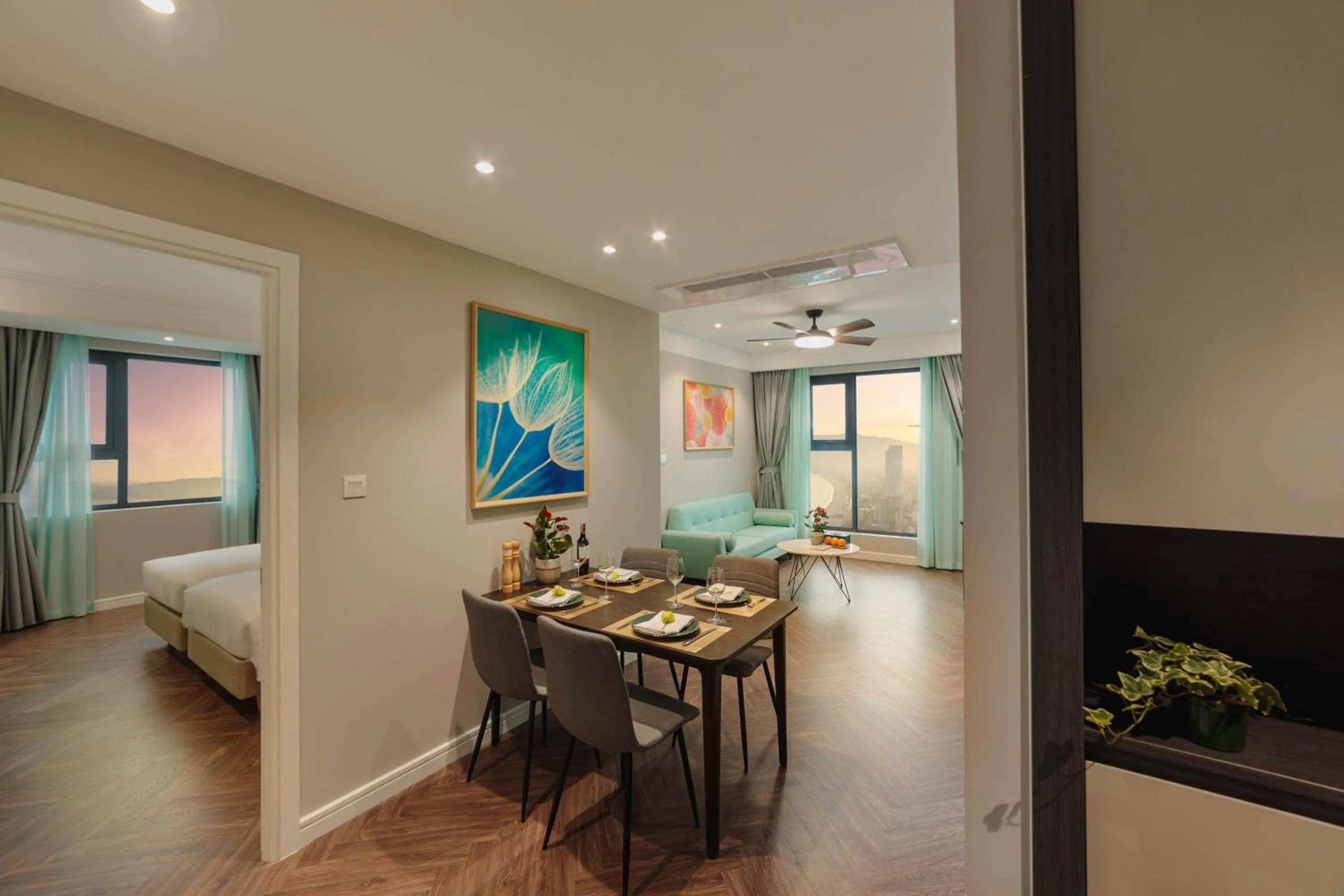 Communal lounge/ TV room in Altara Luxury Residences Quy Nhon