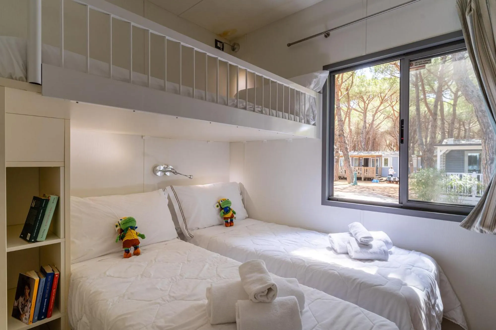 Bedroom, Bed in Club del Sole Orbetello Family Collection