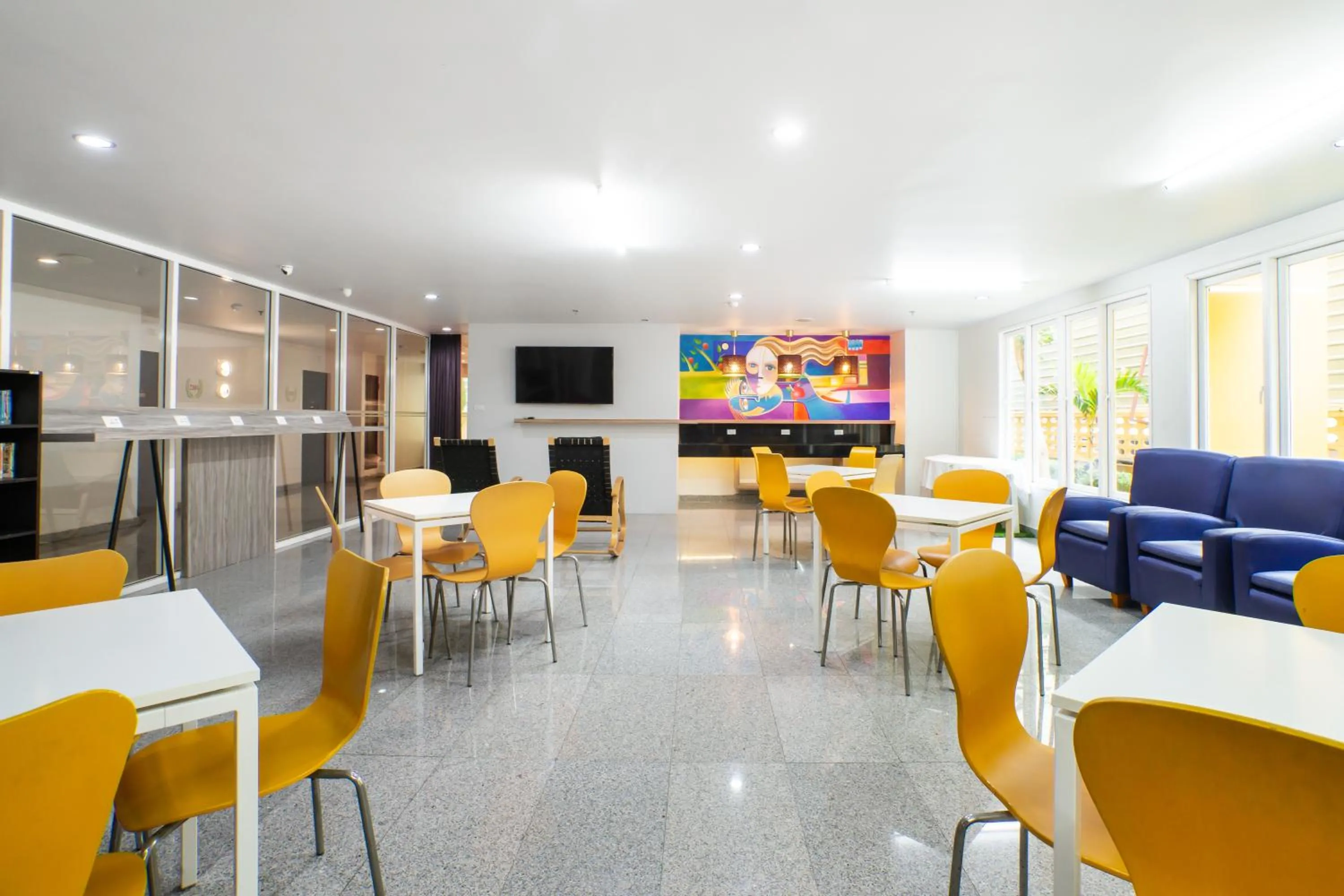 Seating area in Grand Bella