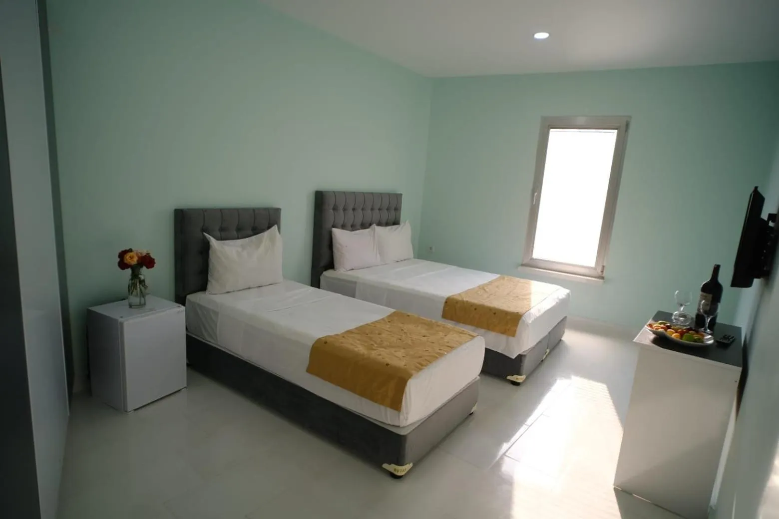 Bed in FOREST BLUE BEACH OTEL