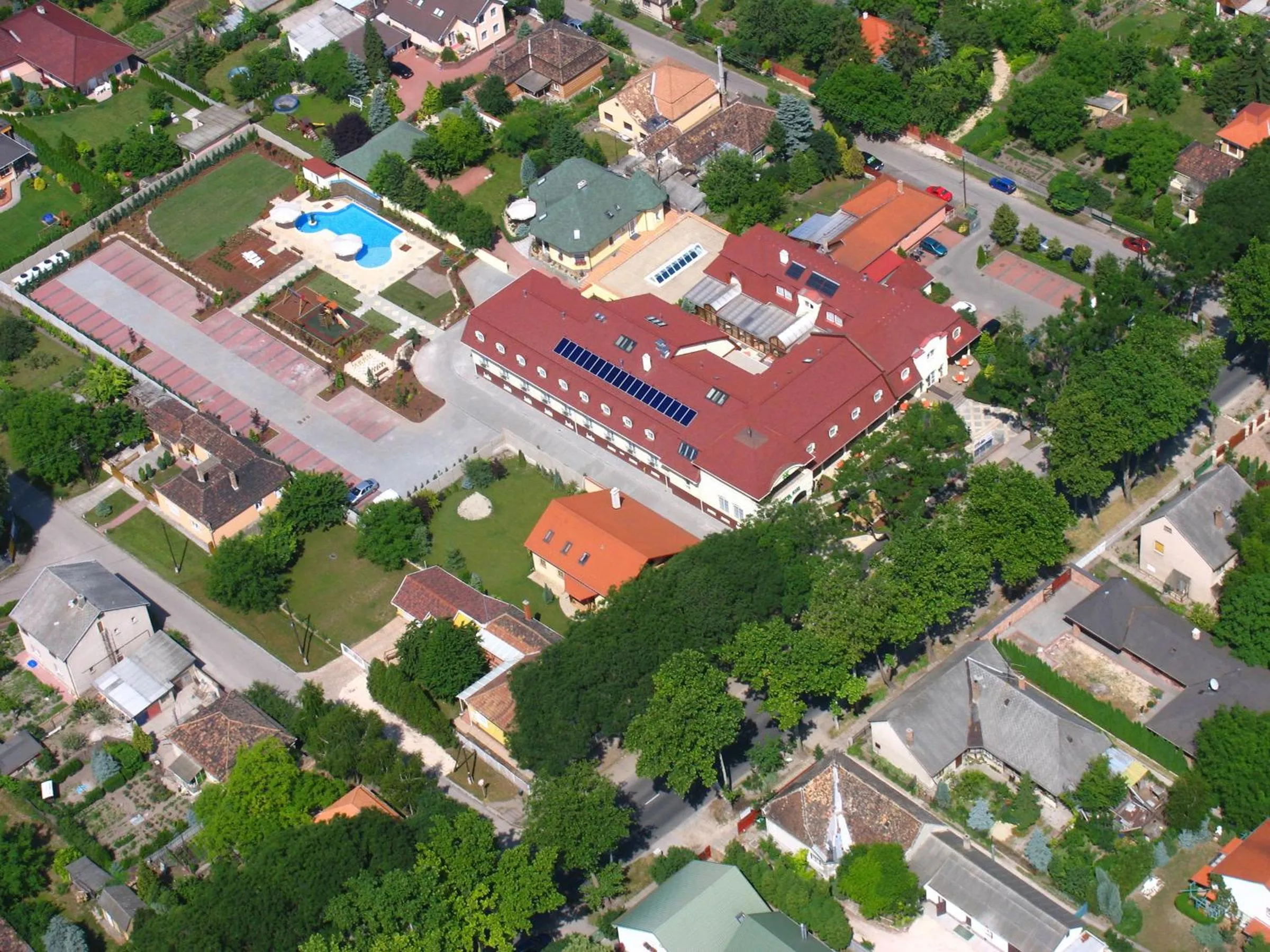 Bird's eye view in Hotel Kiss