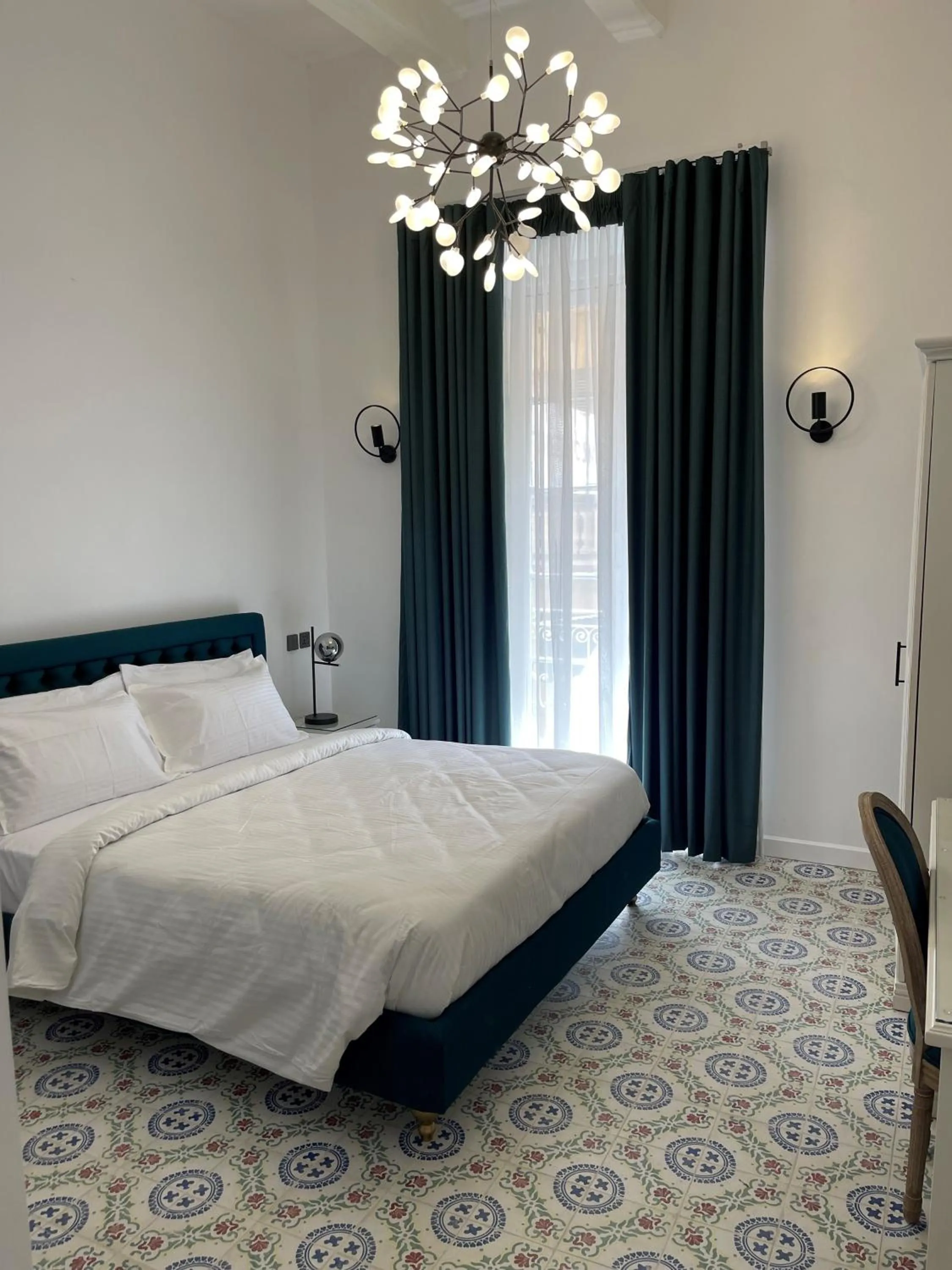 Decorative detail, Bed in Casa Reale Boutique Hotel