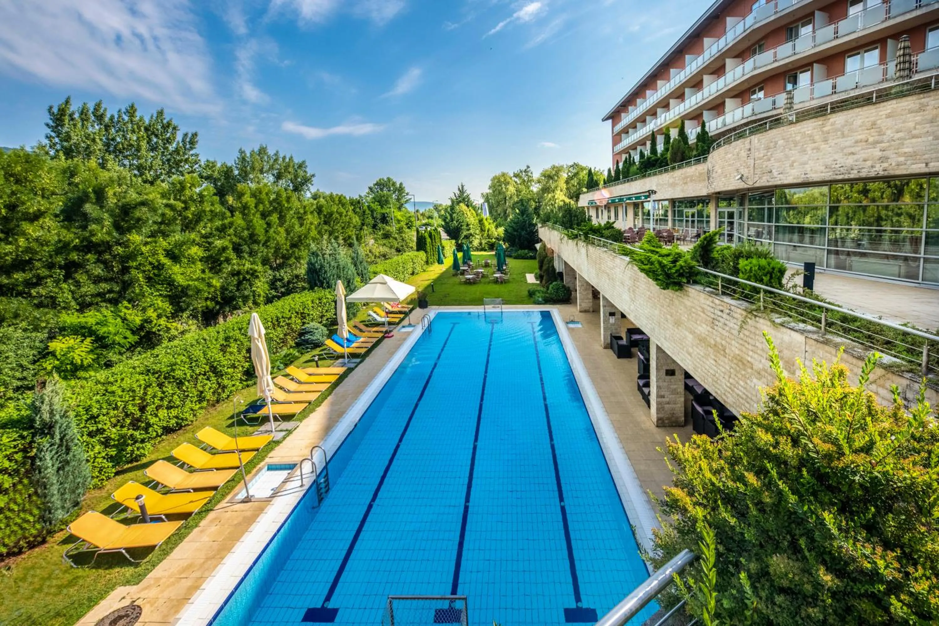 Balcony/Terrace in Thermal Hotel Visegrád
