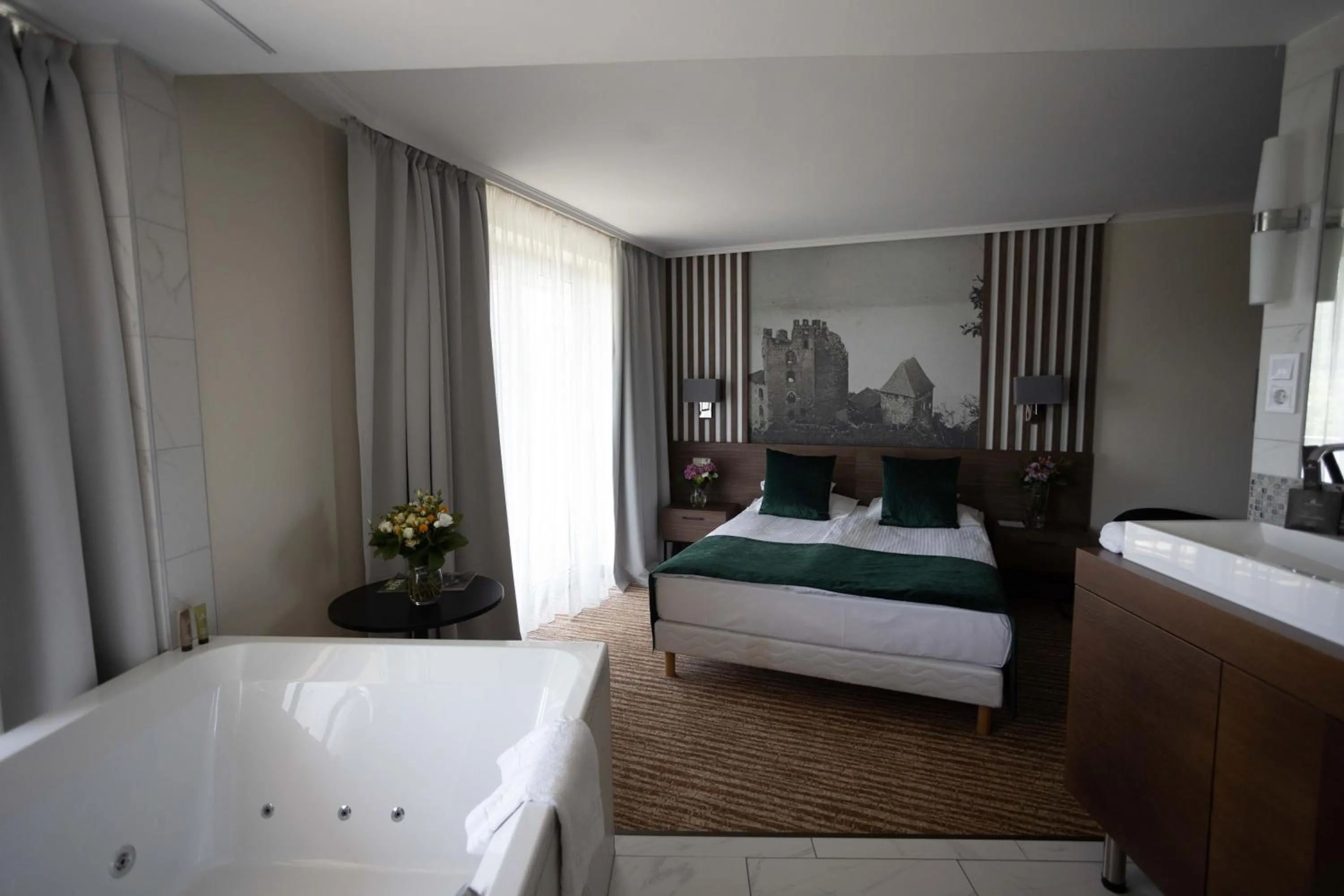 Bed in Thermal Hotel Visegrád