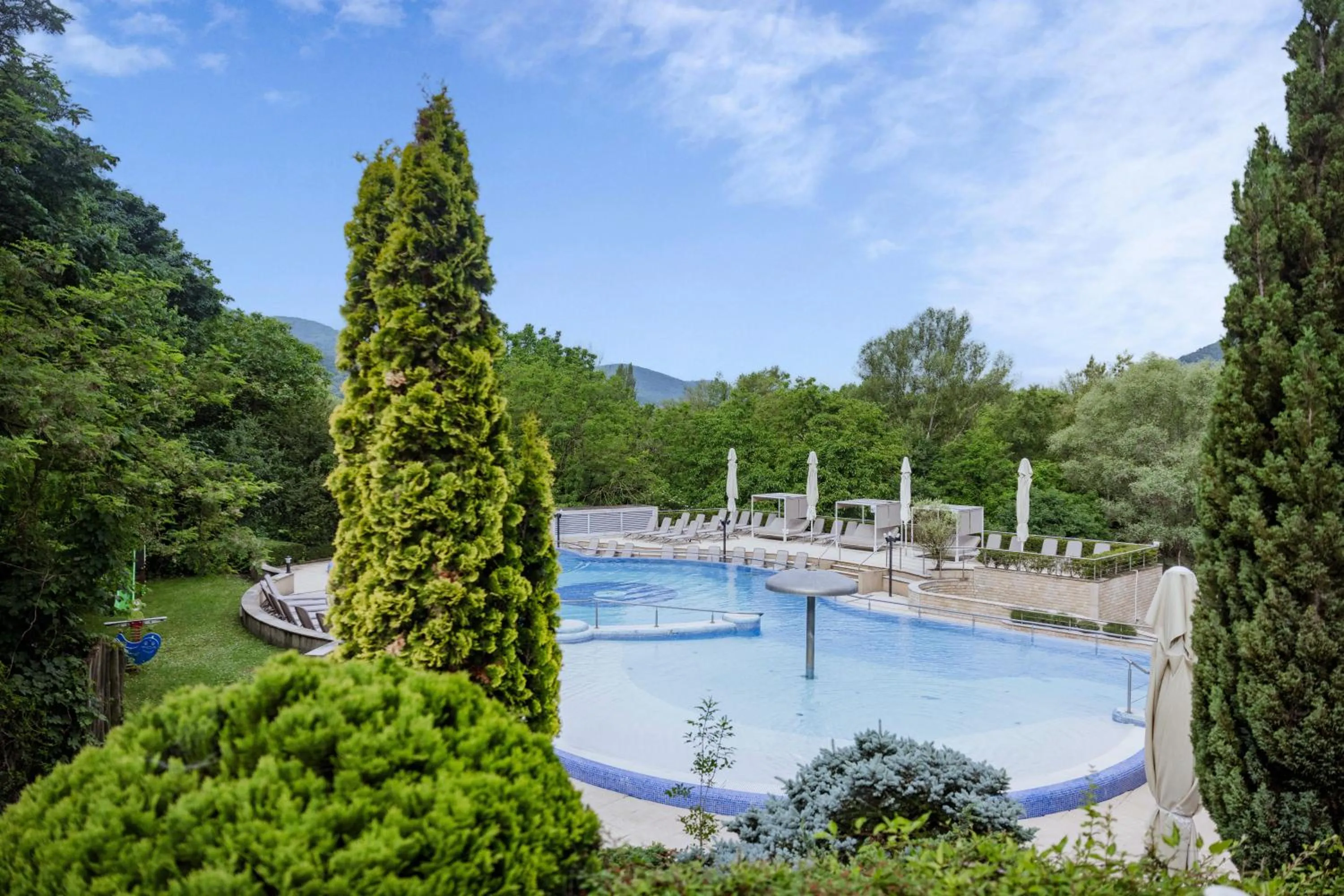 Swimming pool in Thermal Hotel Visegrád