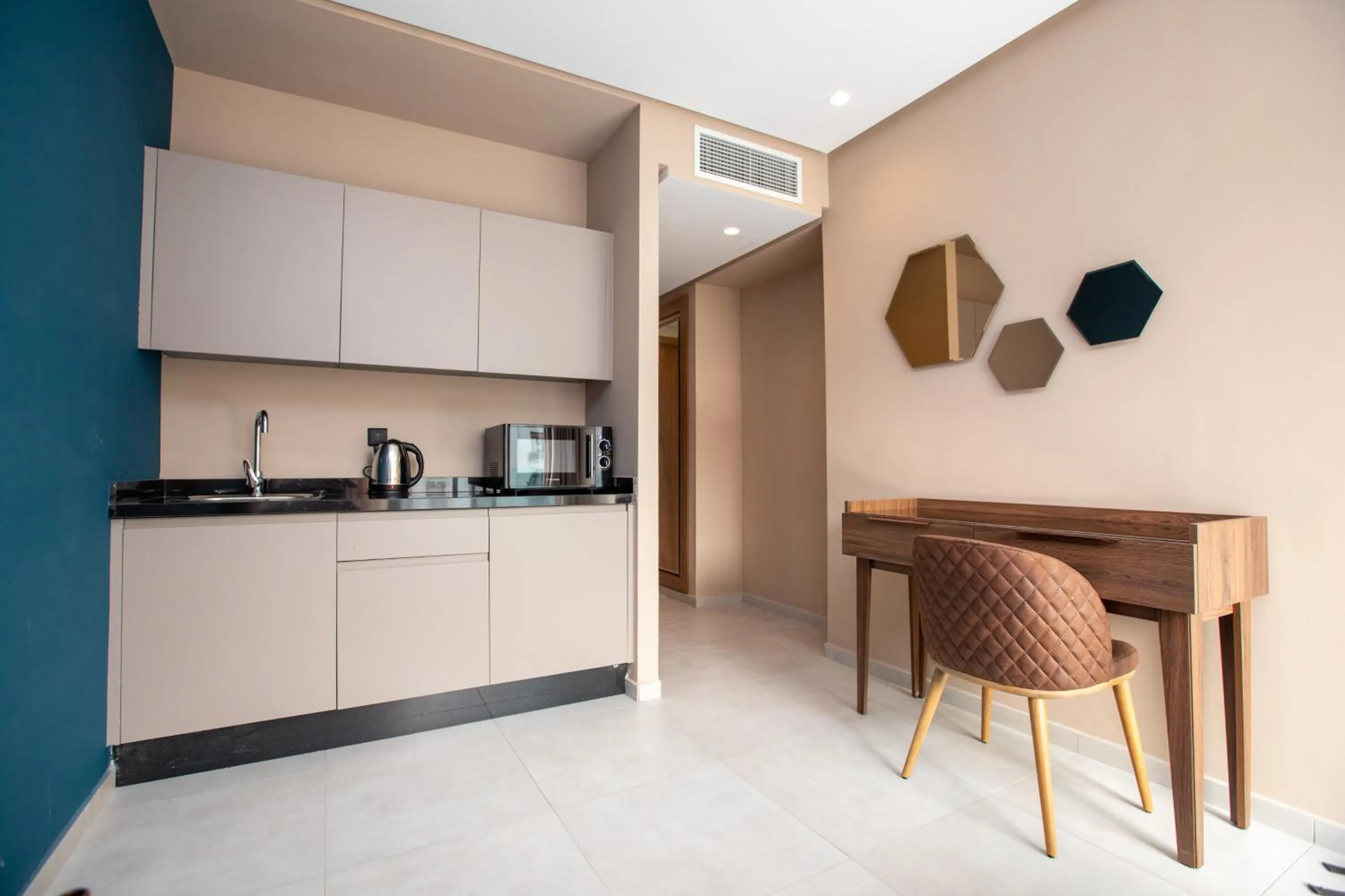 Kitchen or kitchenette in Address Hotel Casablanca