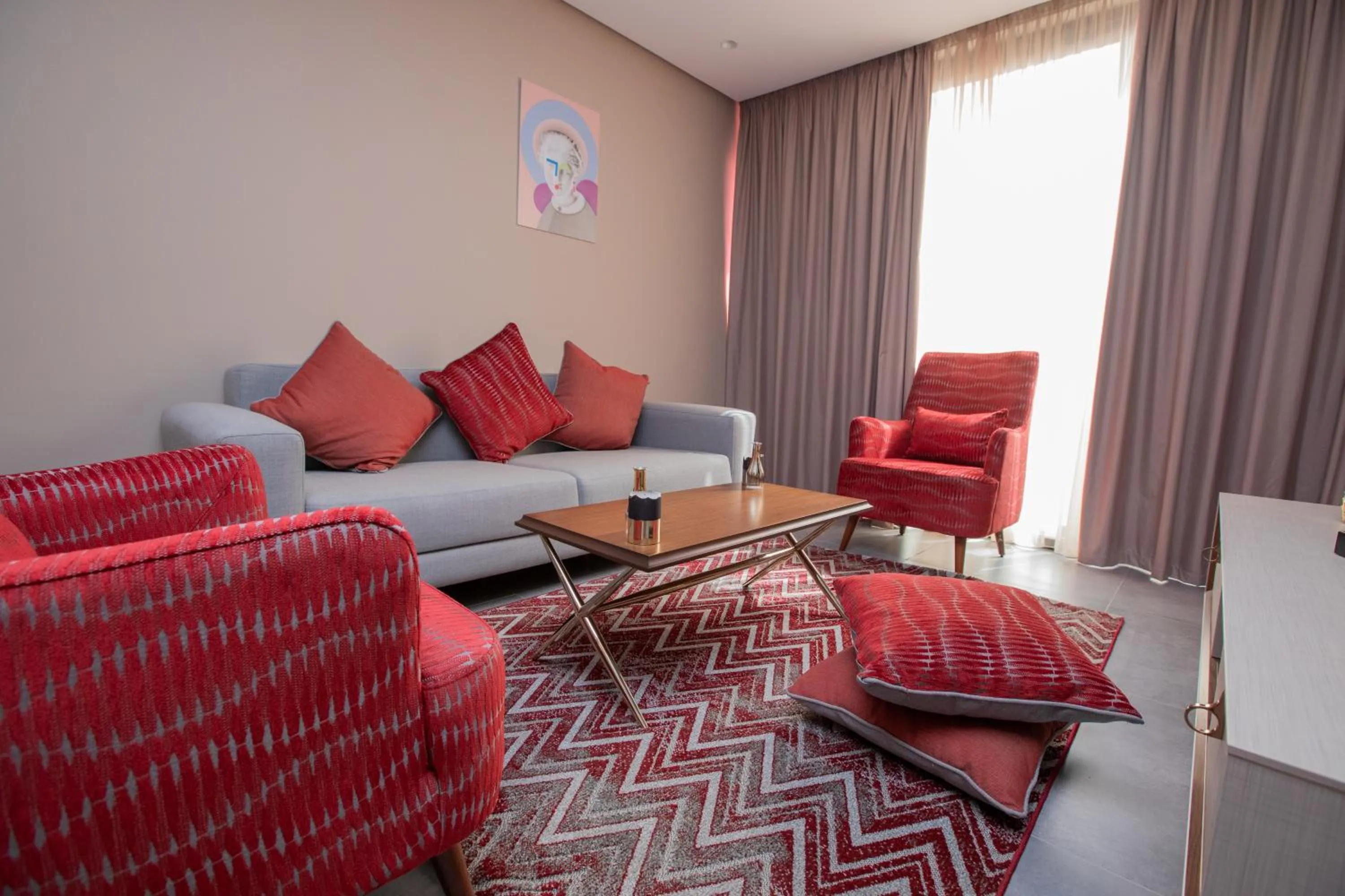 Living room in Address Hotel Casablanca