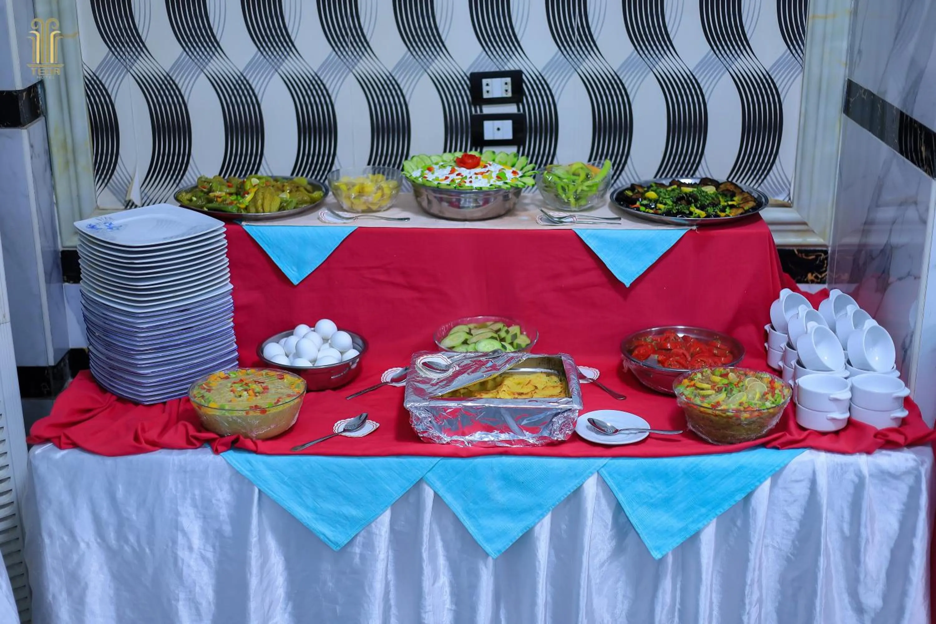 Restaurant/places to eat in Tiba Hotel