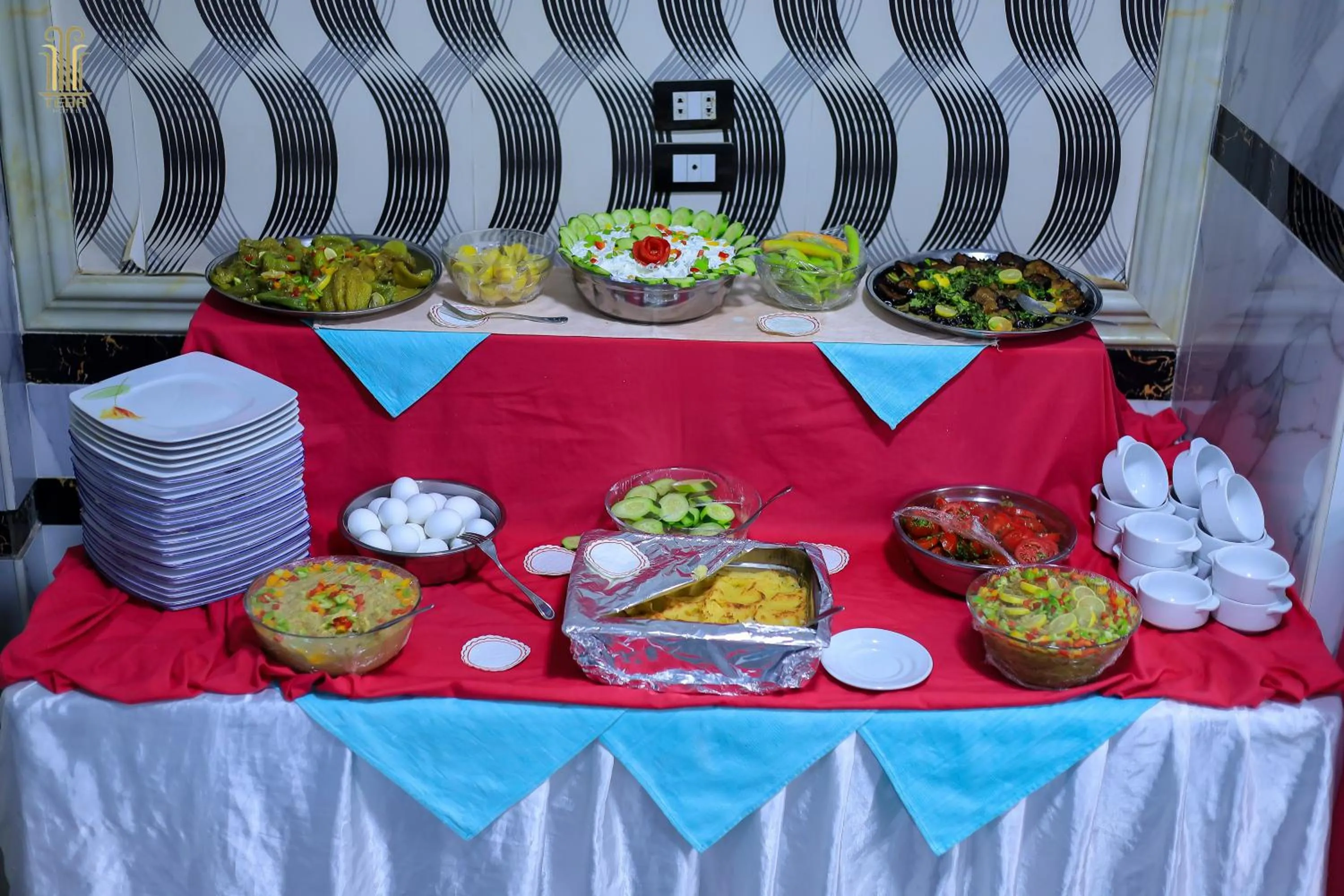 Restaurant/places to eat in Tiba Hotel