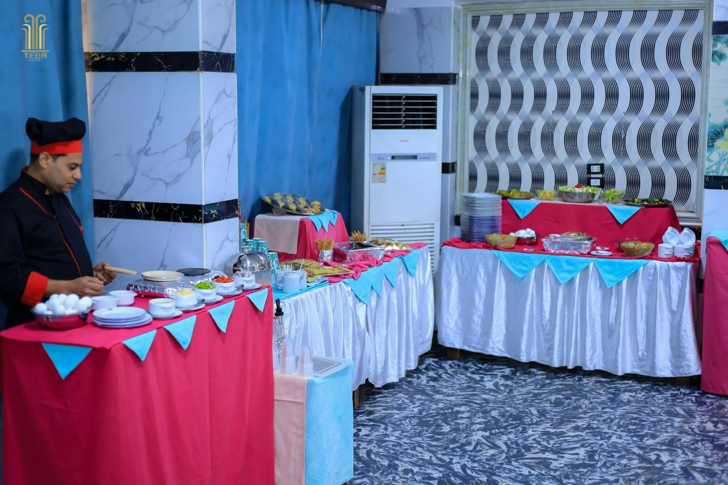 Restaurant/places to eat in Tiba Hotel