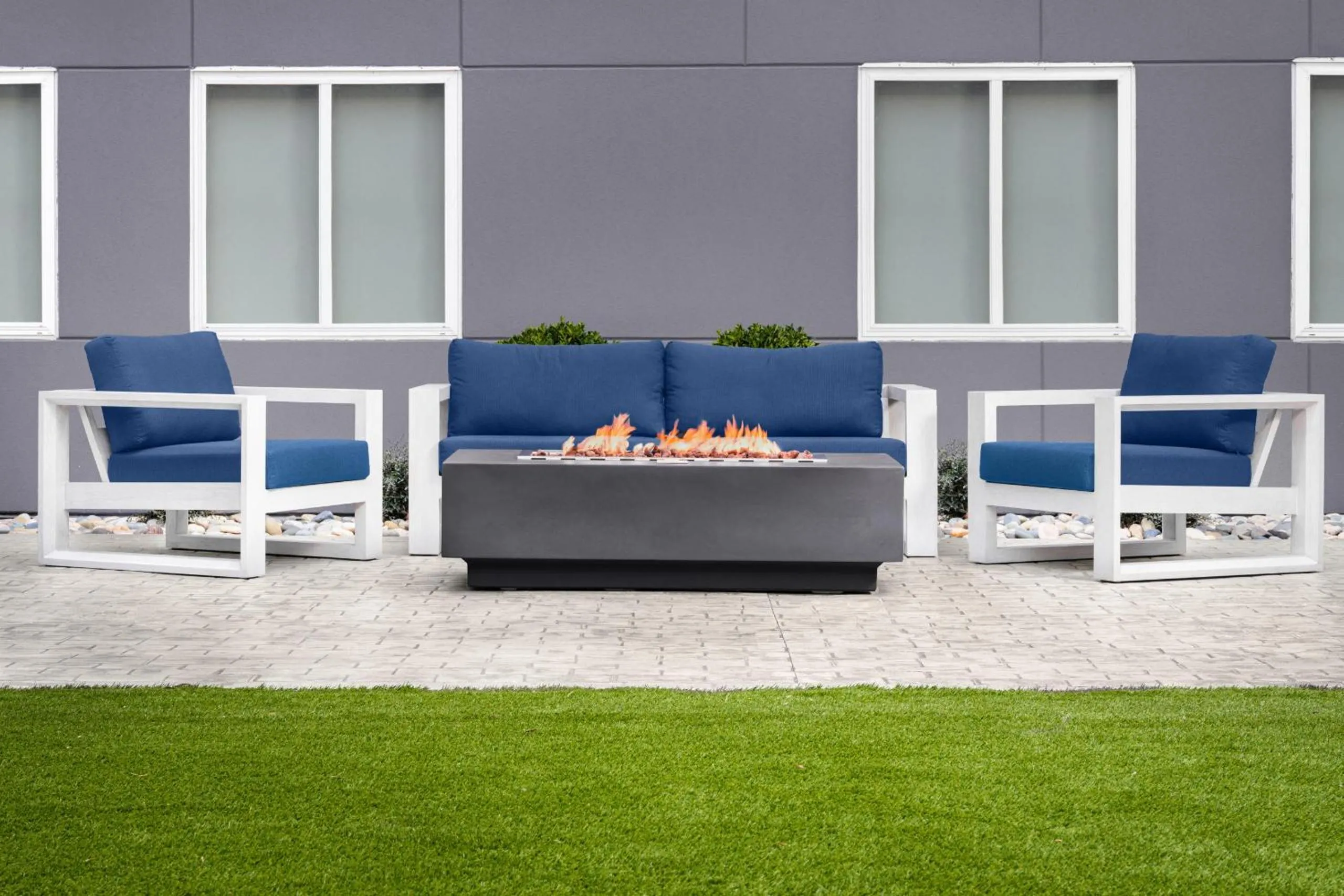 Patio in stayAPT Suites Greenville-Haywood Mall