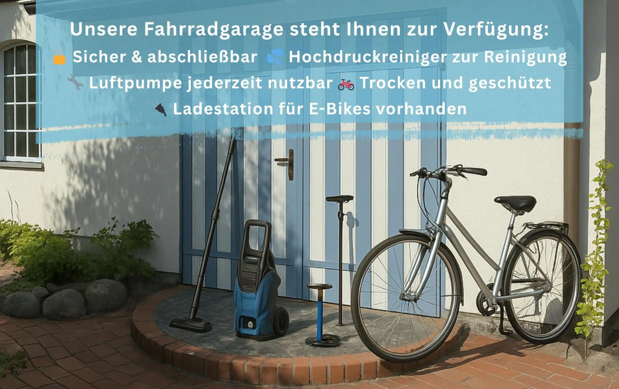 Property building in Hotel Rügenschmiede vis a vis Hiddensee