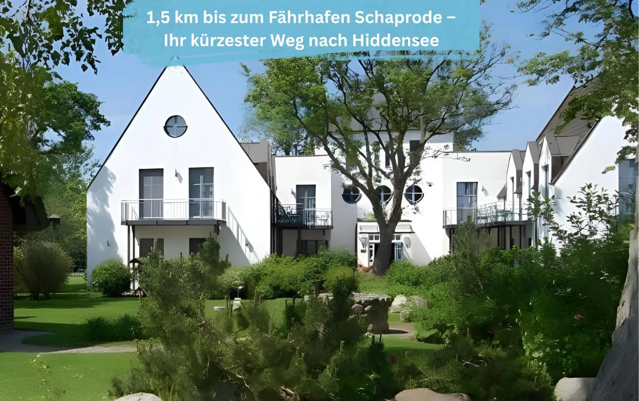 Property building in Hotel Rügenschmiede vis a vis Hiddensee