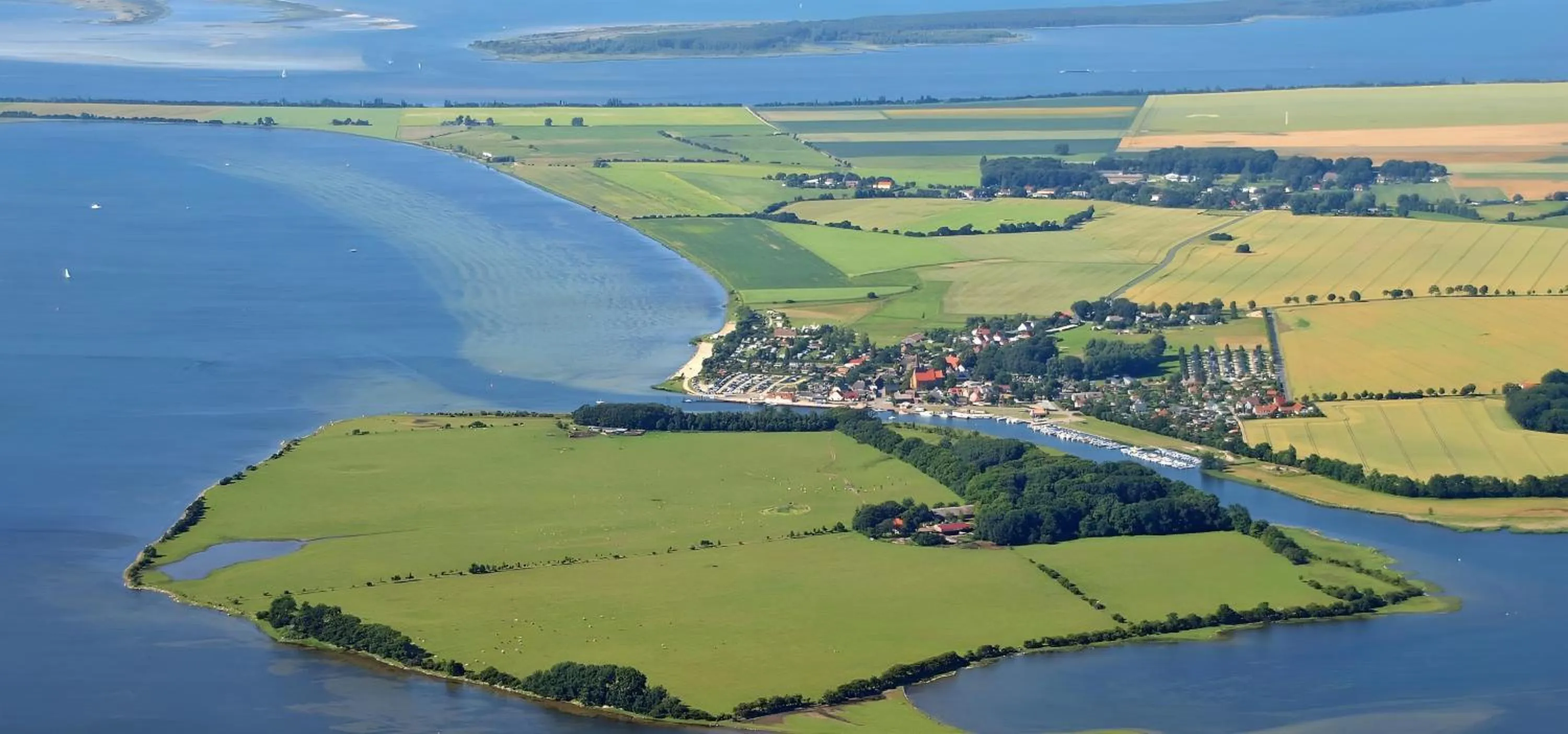 Natural landscape in Hotel Rügenschmiede vis a vis Hiddensee