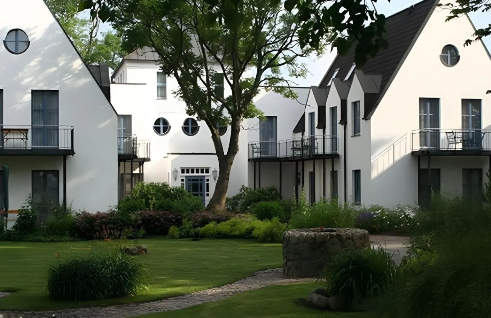 Property building in Hotel Rügenschmiede vis a vis Hiddensee