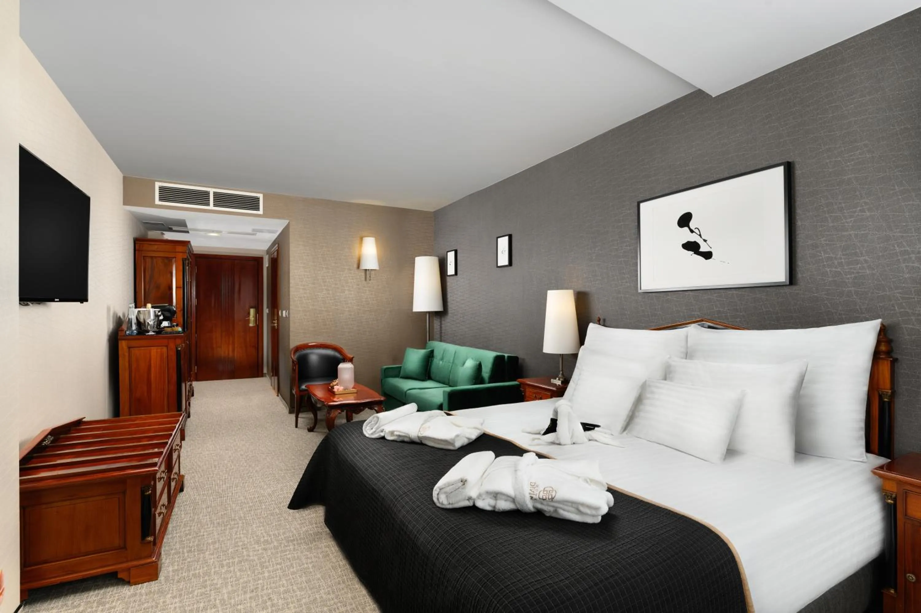 Bed in Hotel Divinus