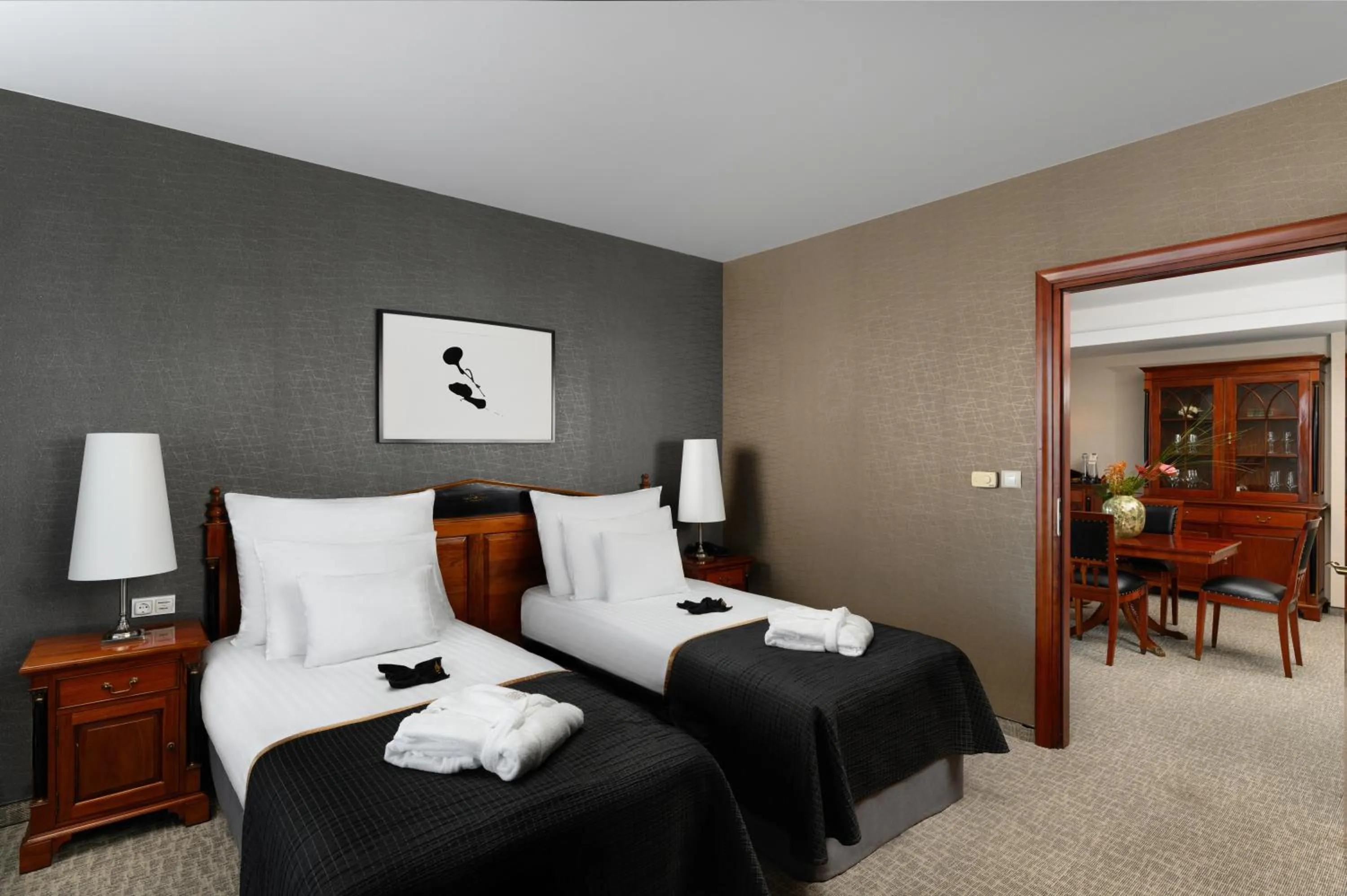 Bed in Hotel Divinus