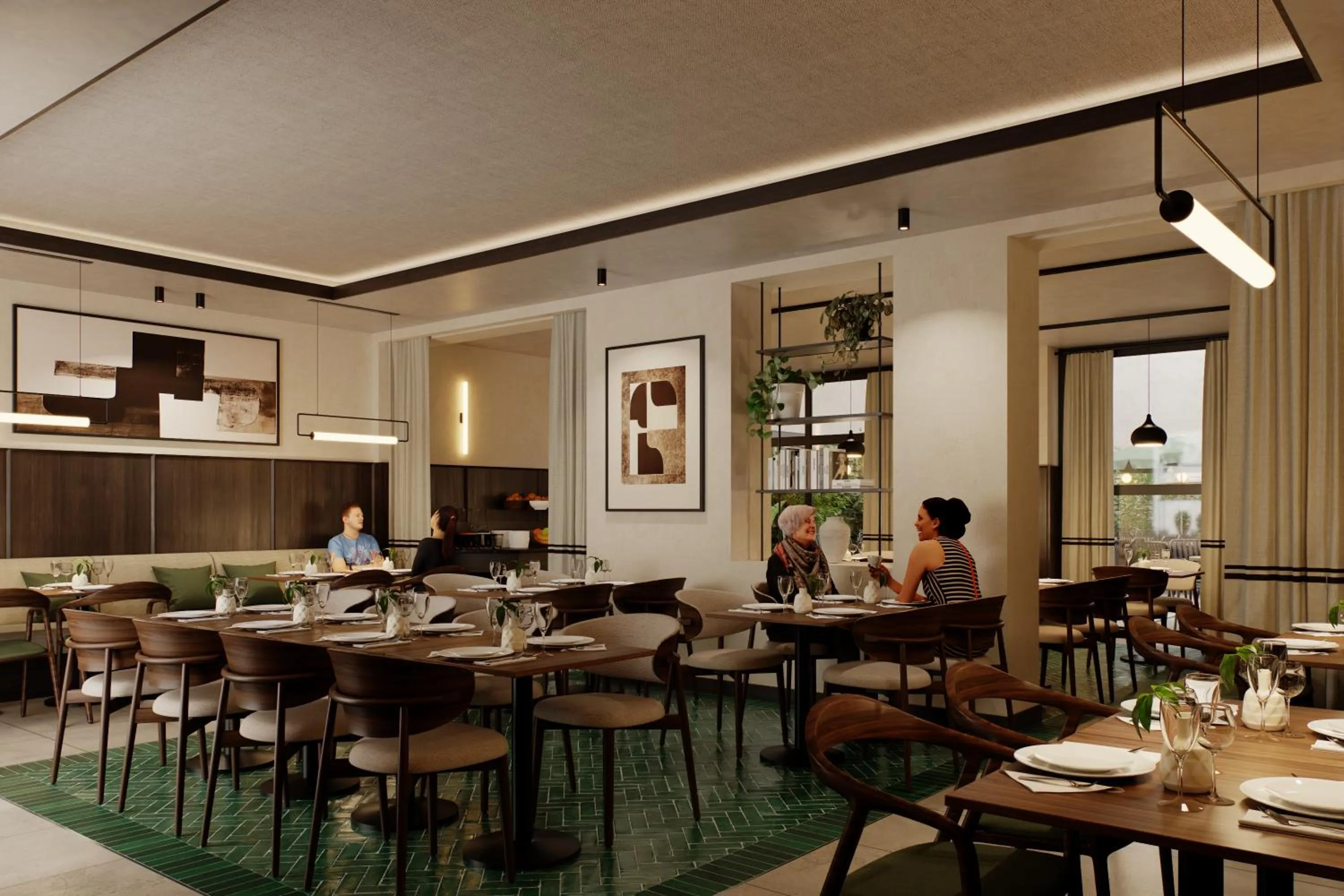 Dining area in Soho Boutique Hotel