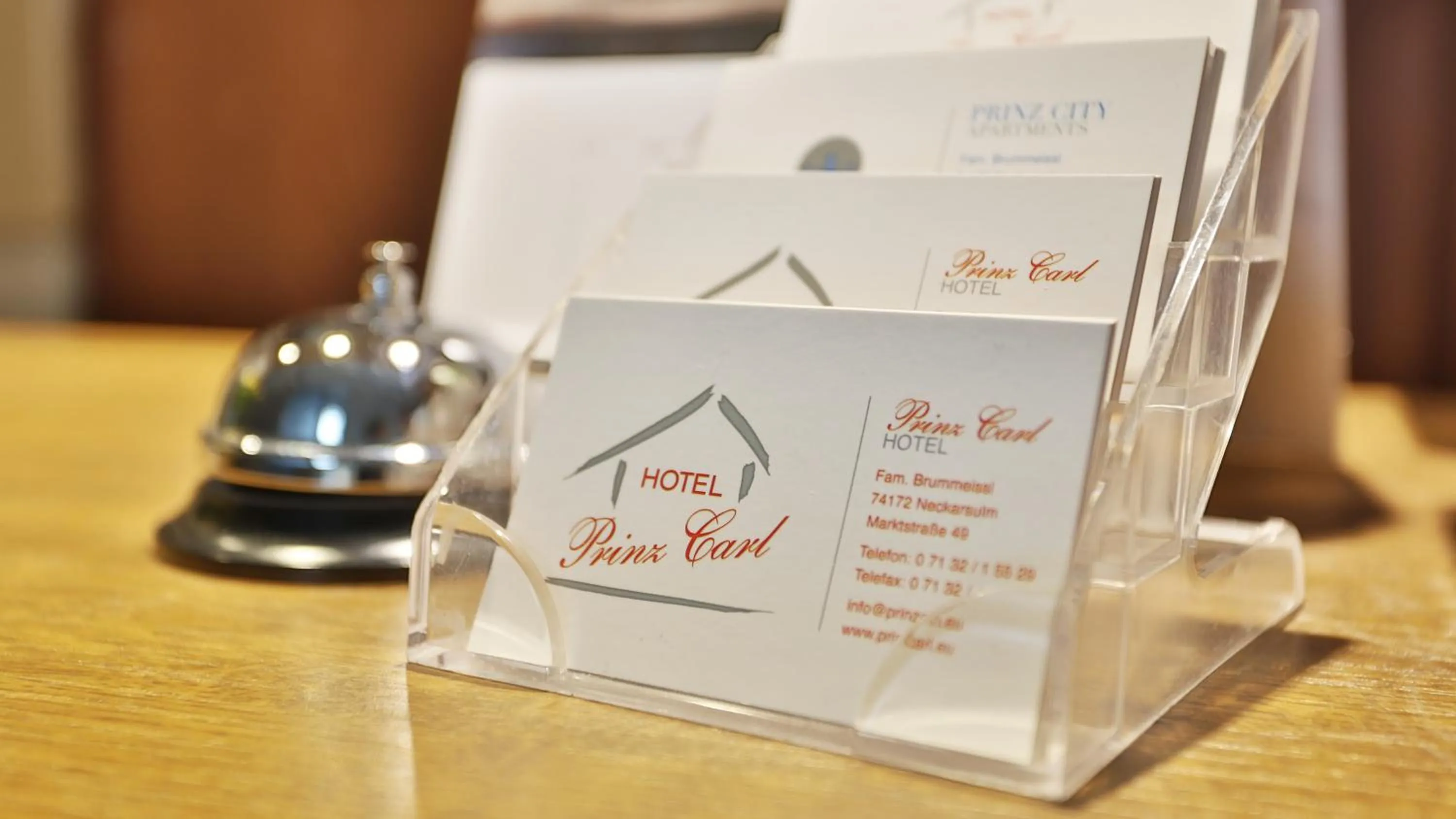 Logo/Certificate/Sign in Hotel Prinz Carl