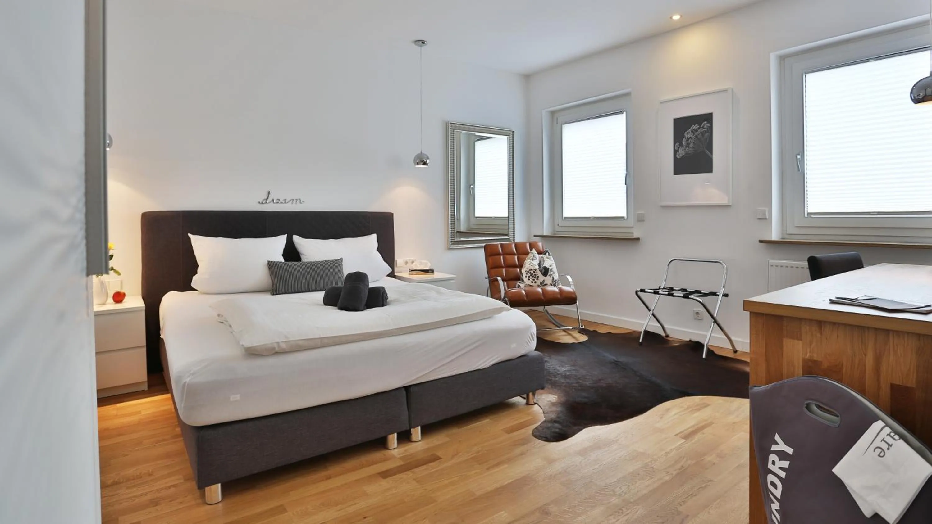 Bed in Hotel Prinz Carl