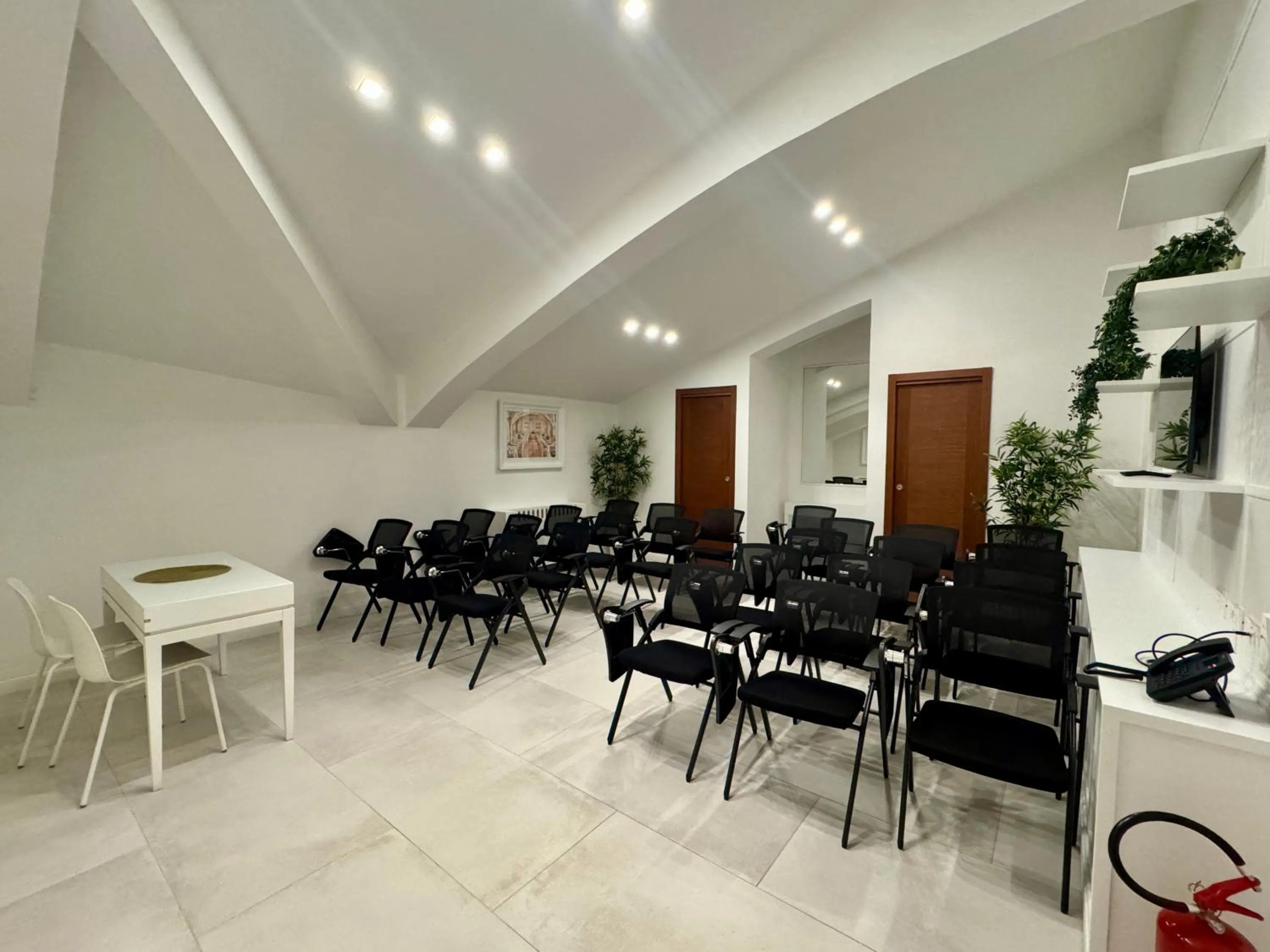 Seating area in Palazzo Sant'Elena Historic Hotel