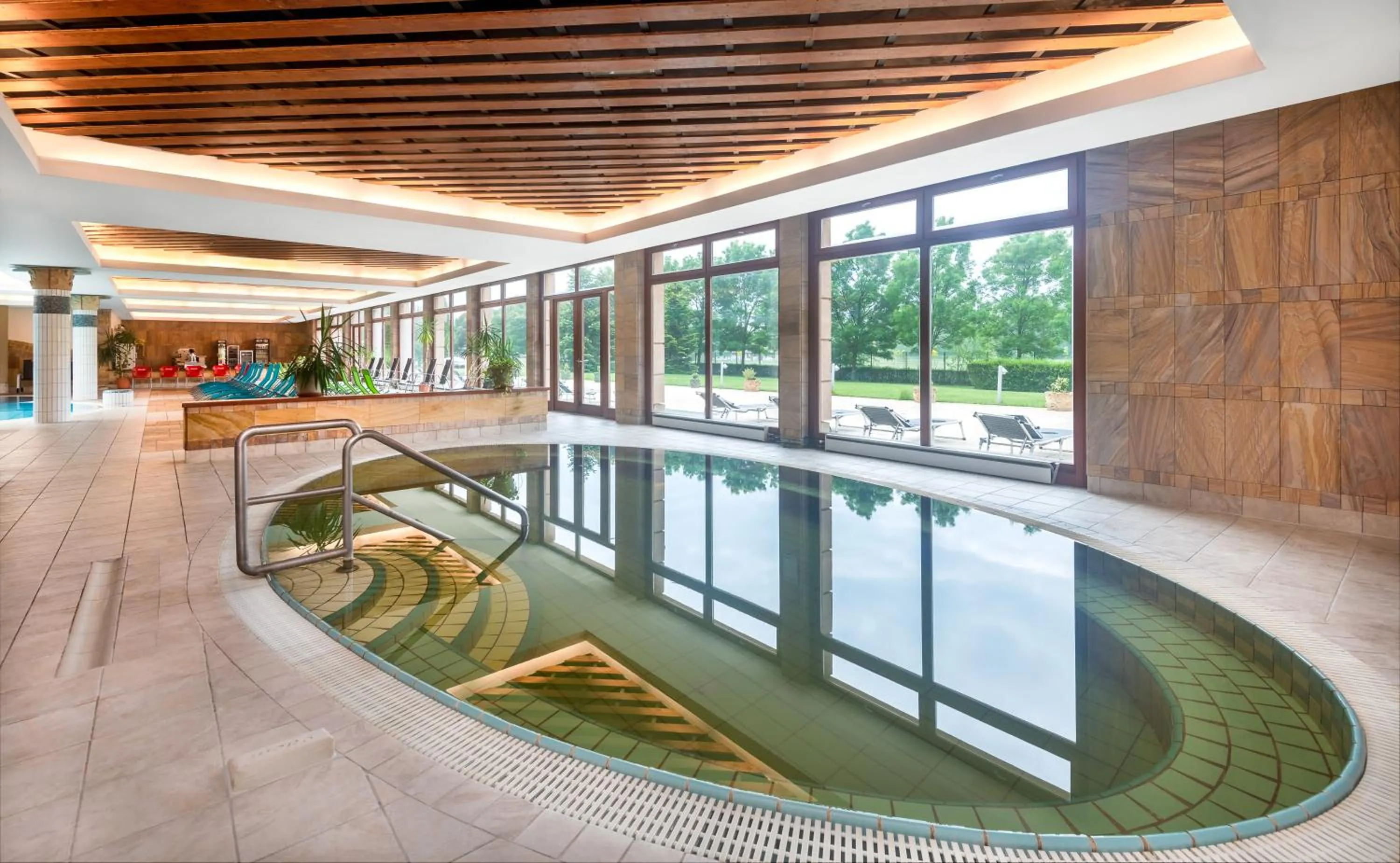 Hot Spring Bath in Aquarell Hotel